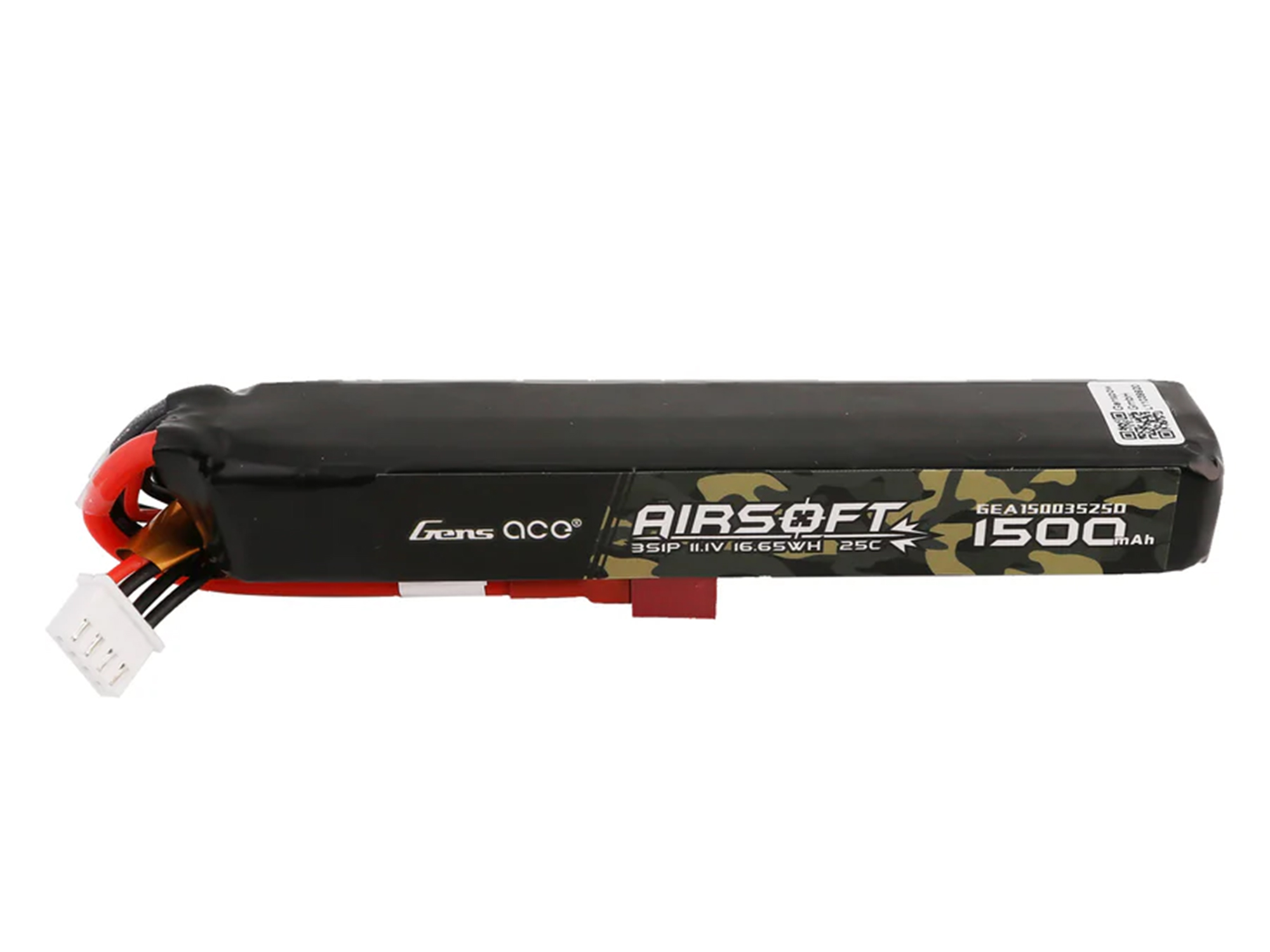 Airsoft 3S 1500mAh 25C with Deans (fit Most AEG)-4