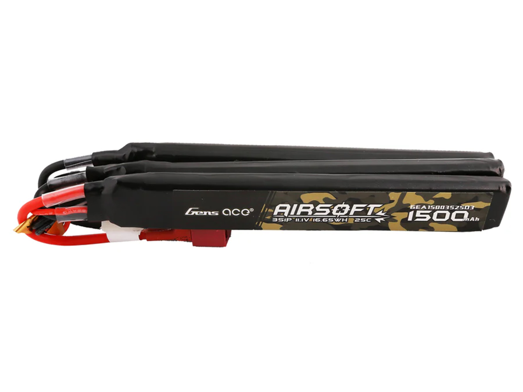 Airsoft 3S 1500mAh 25C with Deans-3X (fit Most AEG)-3
