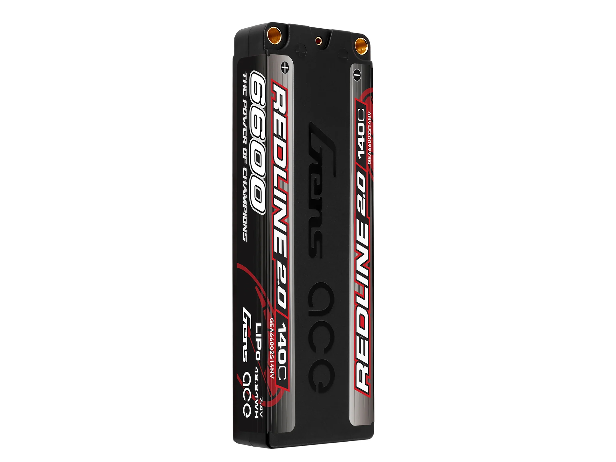 Li-Po HV Car Hard Case 2S1P 7.6V 6600mAh 140C RL2 with 5mm-4