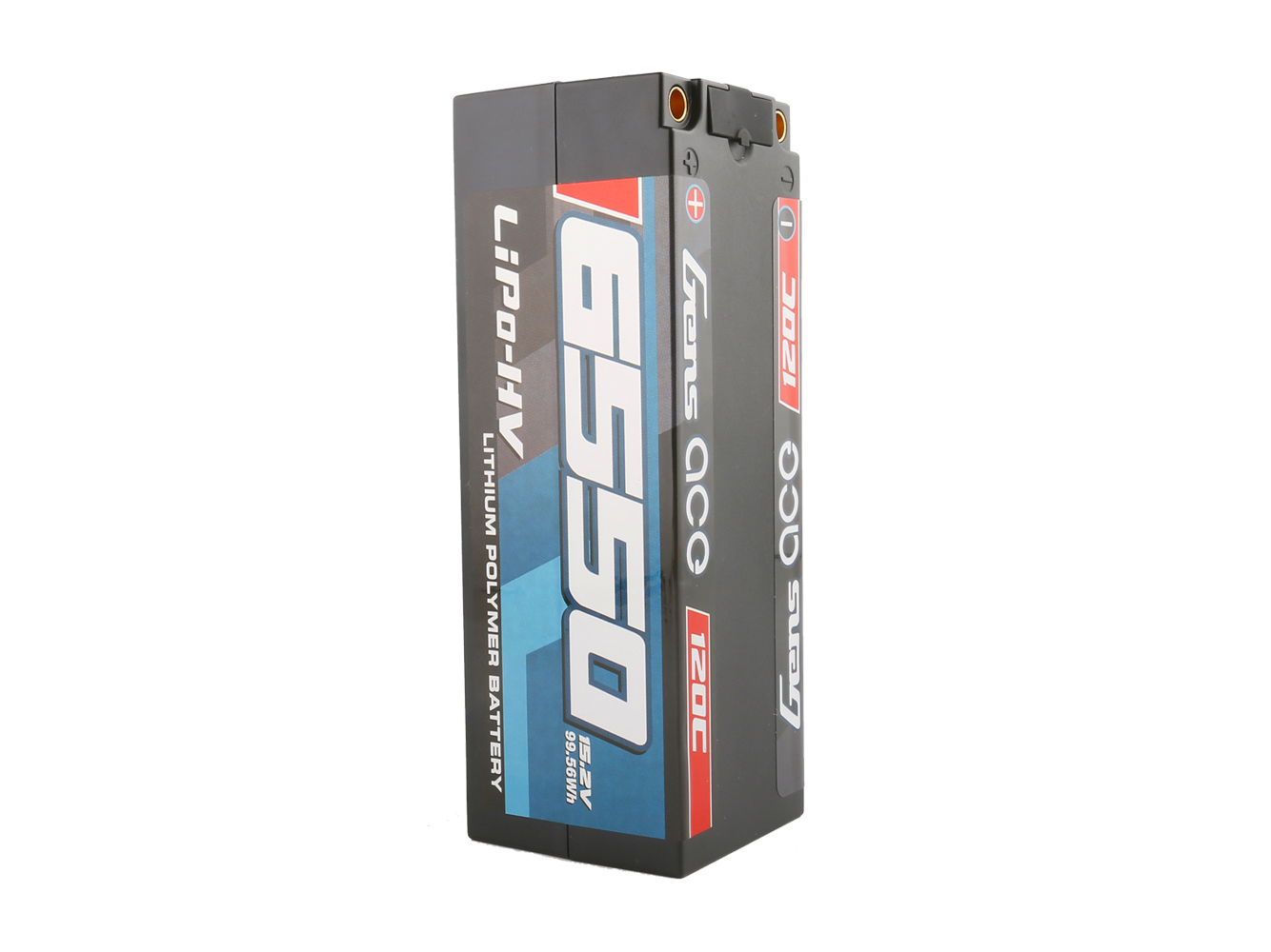 Li-Po HV Car Hard Case 4S 15.2V 6550mAh 120C with 5mm-3