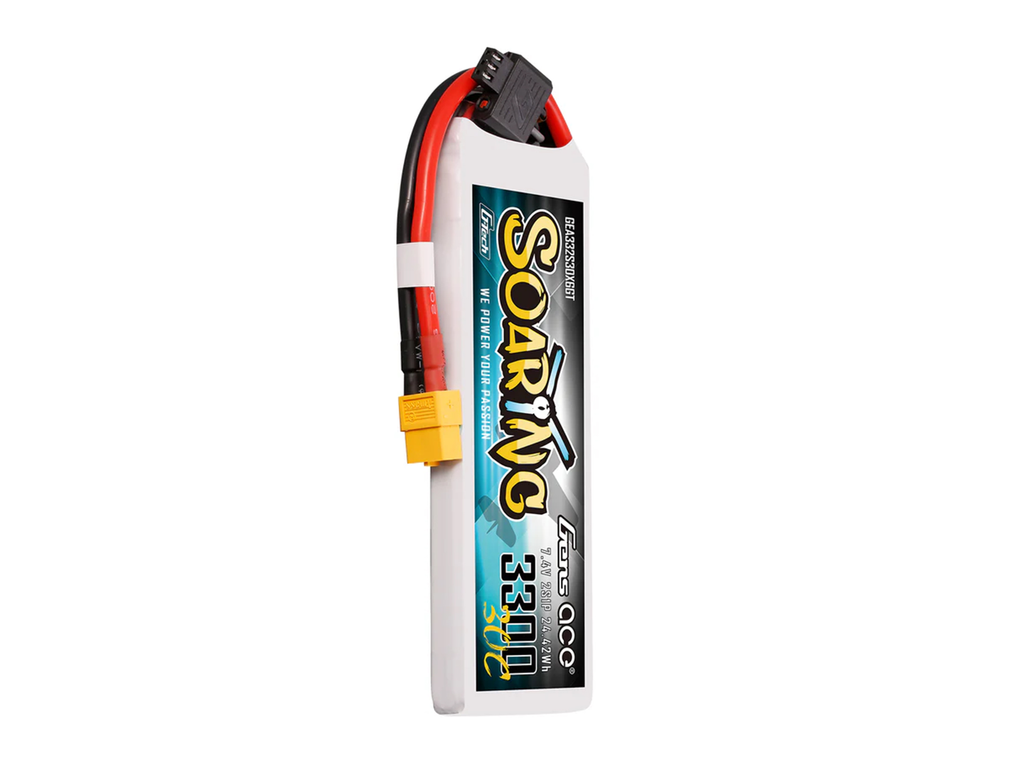 Li-Po G-Tech 2S 7.4V 3300mAh 30C Soaring with XT60-4