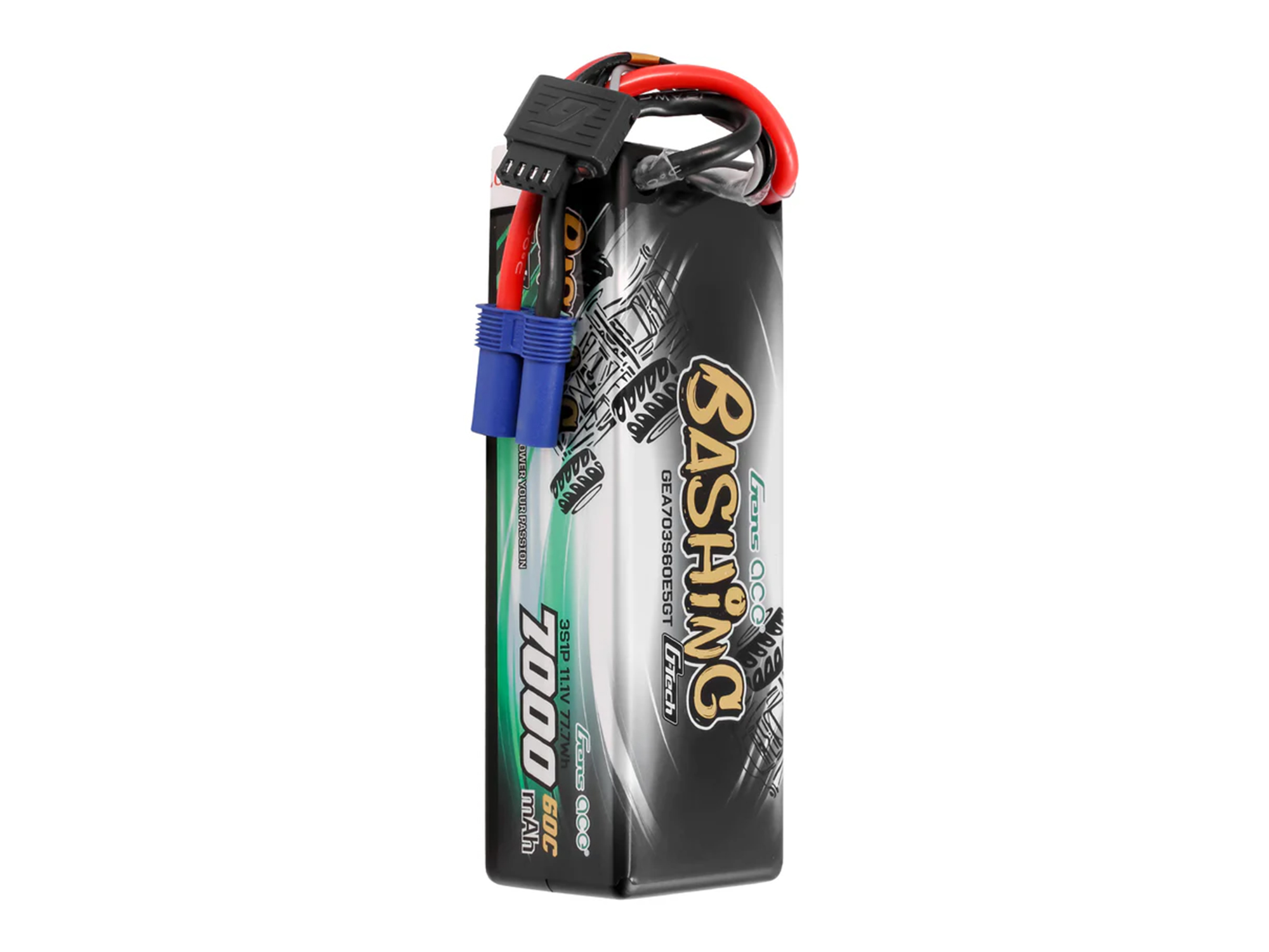 Li-Po Car G-Tech 3S 11.1V 7000mAh 60C Bashing with EC5-4