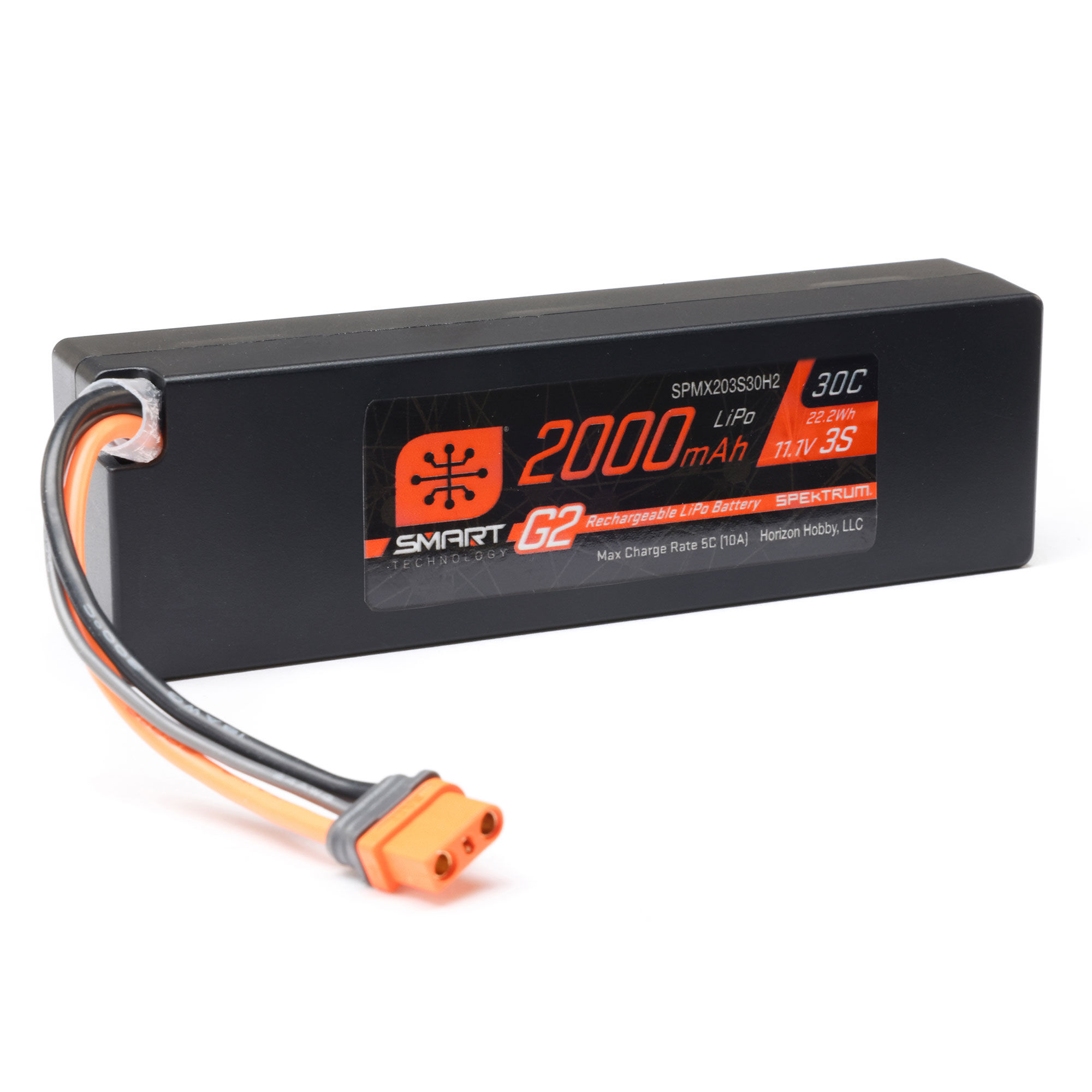 11.1V 2000mAh 3S 30C Smart G2 LiPo Battery: IC2-3