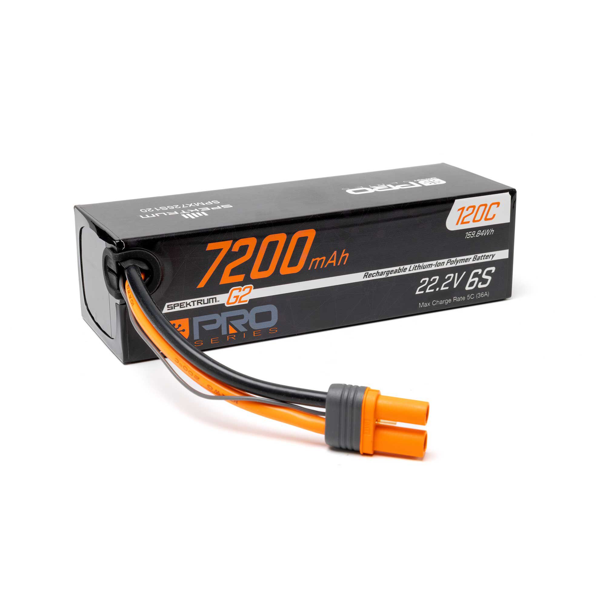 22.2V 7200mAh 6S 120C Smart G2 LiPo: IC5-4