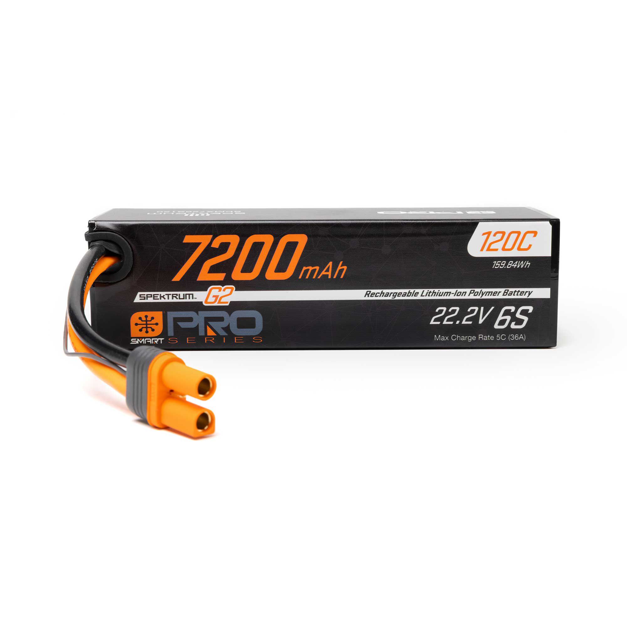 22.2V 7200mAh 6S 120C Smart G2 LiPo: IC5-5