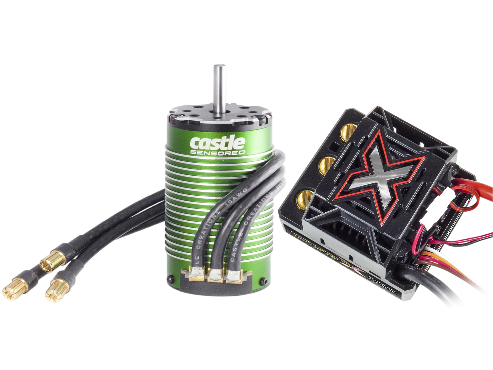MONSTER X 25.2V ESC, 8A PEAK BEC W/1512-2650KV V2 SENSORED M-3