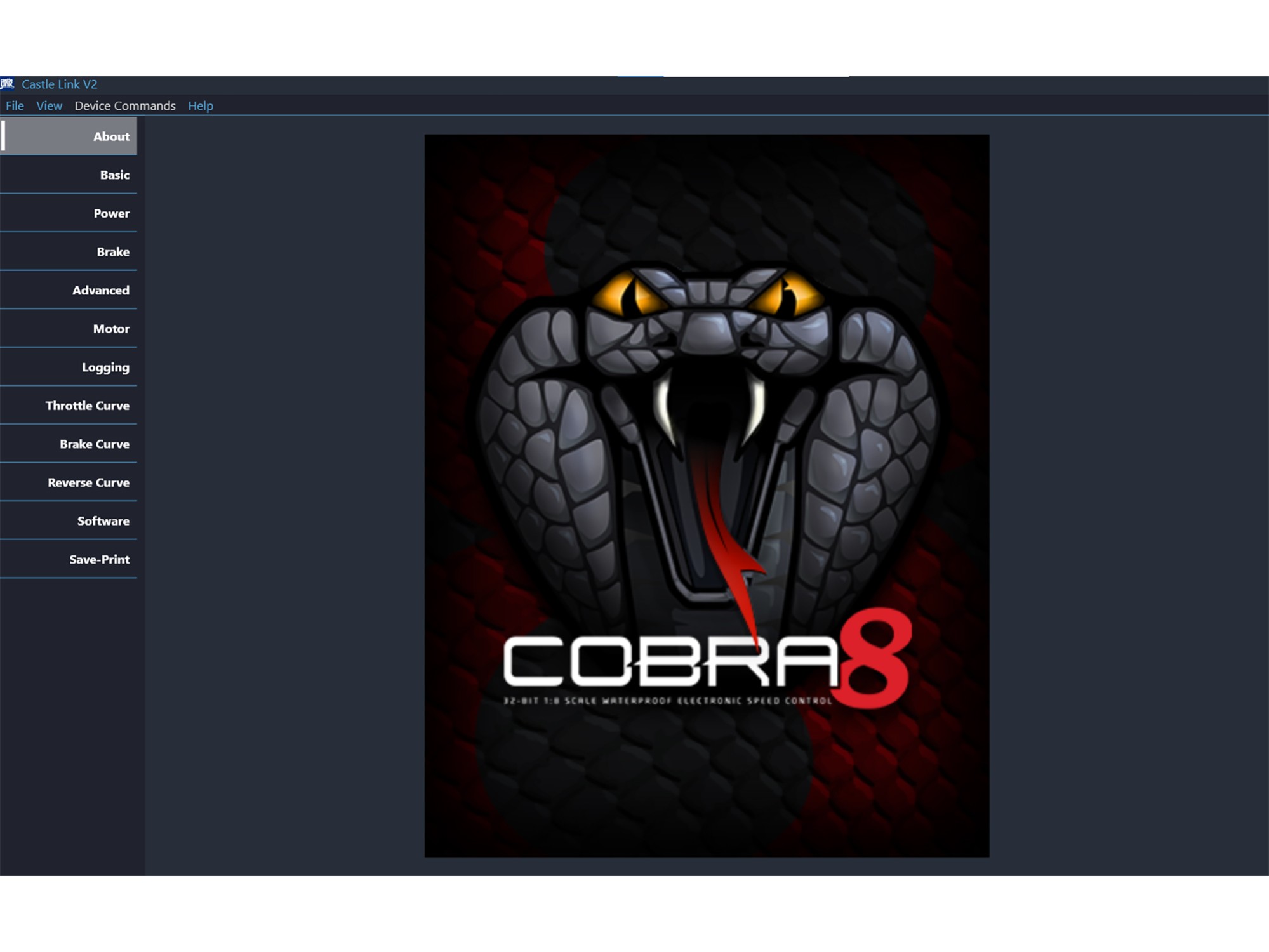 COBRA 8, 25.2V ESC WITH 1512-2650KV V2 SENSORED MOTOR COMBO-5