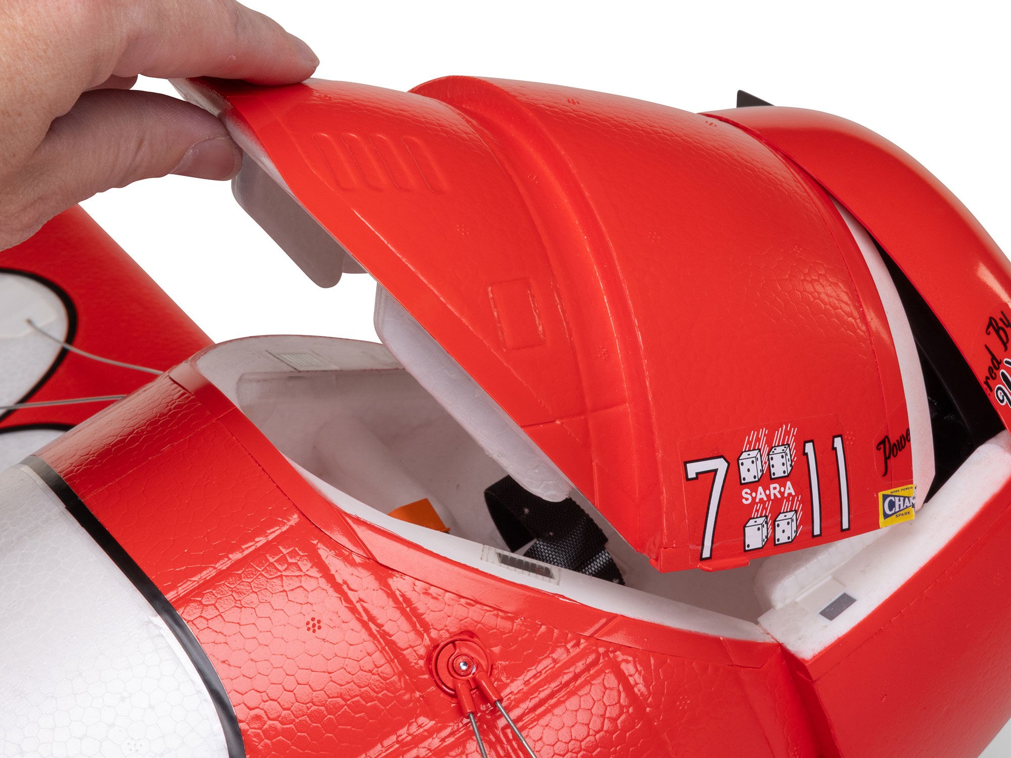 Gee Bee R-2 1.0m BNF Basic with AS3X+ and SAFE Select-15