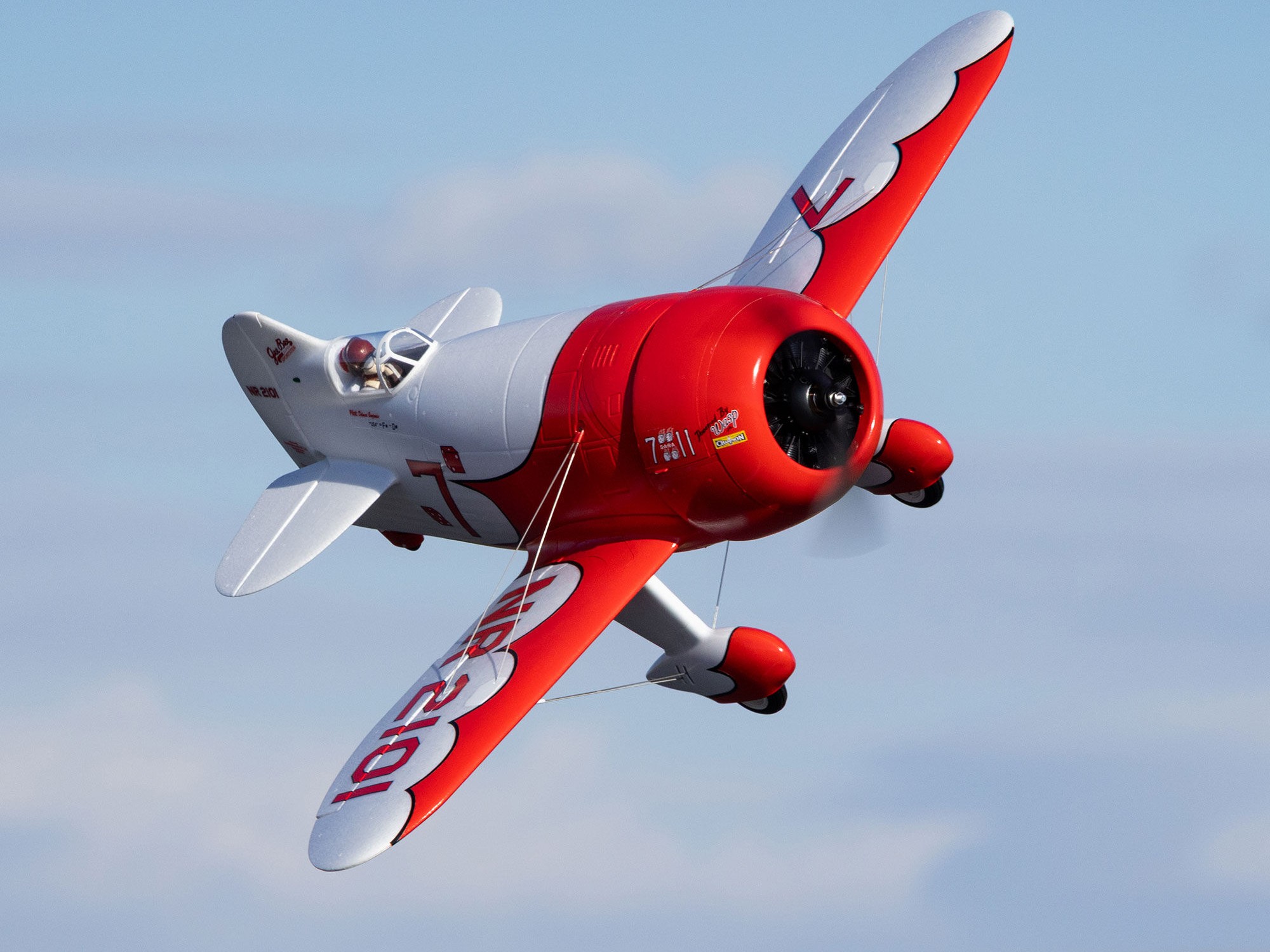 Gee Bee R-2 1.0m BNF Basic with AS3X+ and SAFE Select-18