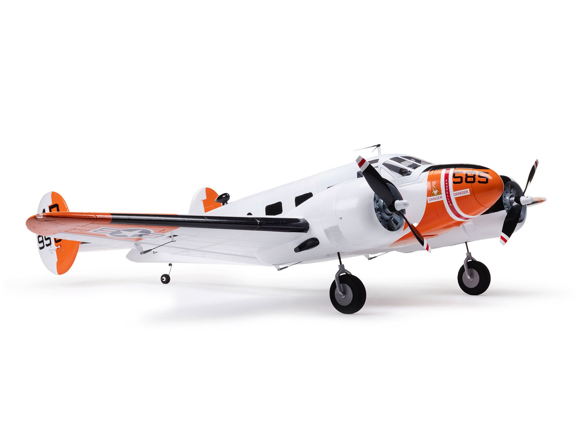 Beechcraft D18/RC-45J 1.5m BNF Basic with AS3X+ and SAFE Sel-3