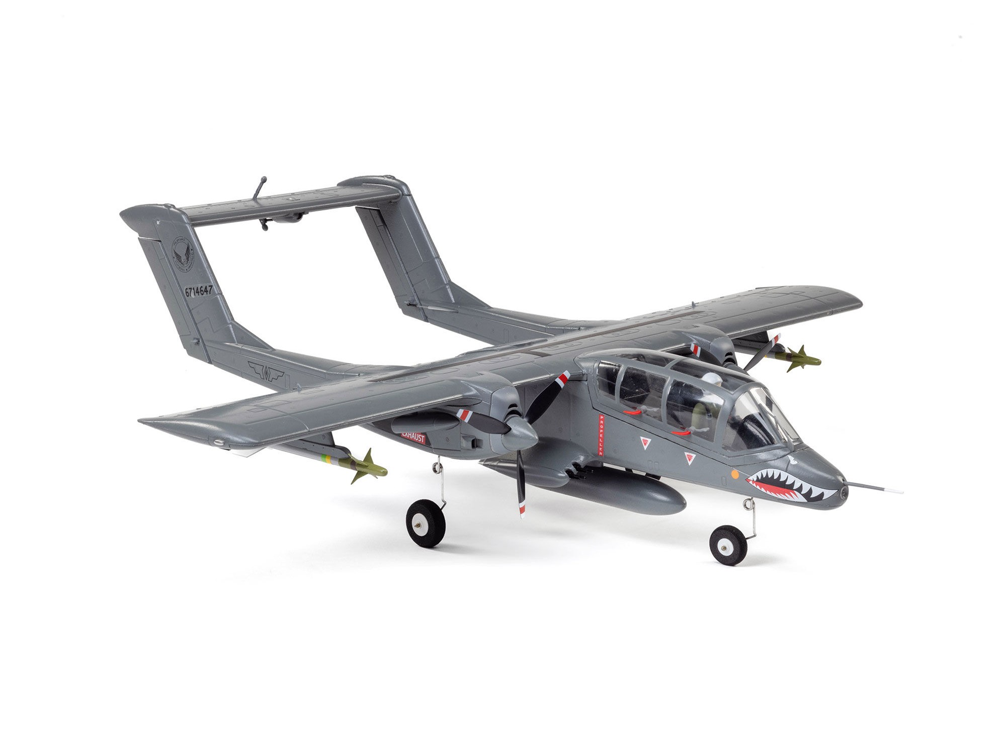 Micro OV-10 Bronco 645mm BNF Basic with AS3X and SAFE Select-3