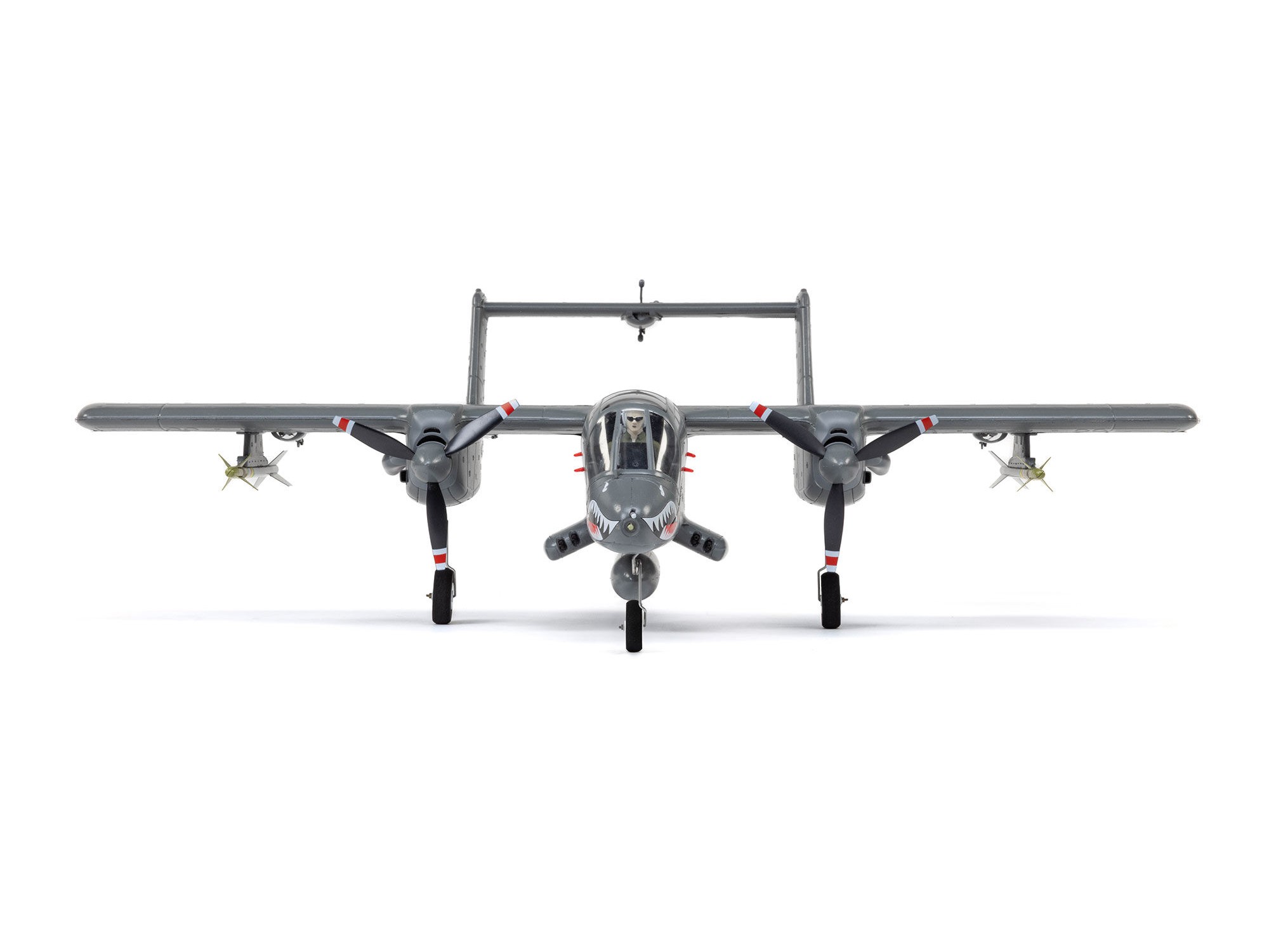 Micro OV-10 Bronco 645mm BNF Basic with AS3X and SAFE Select-4
