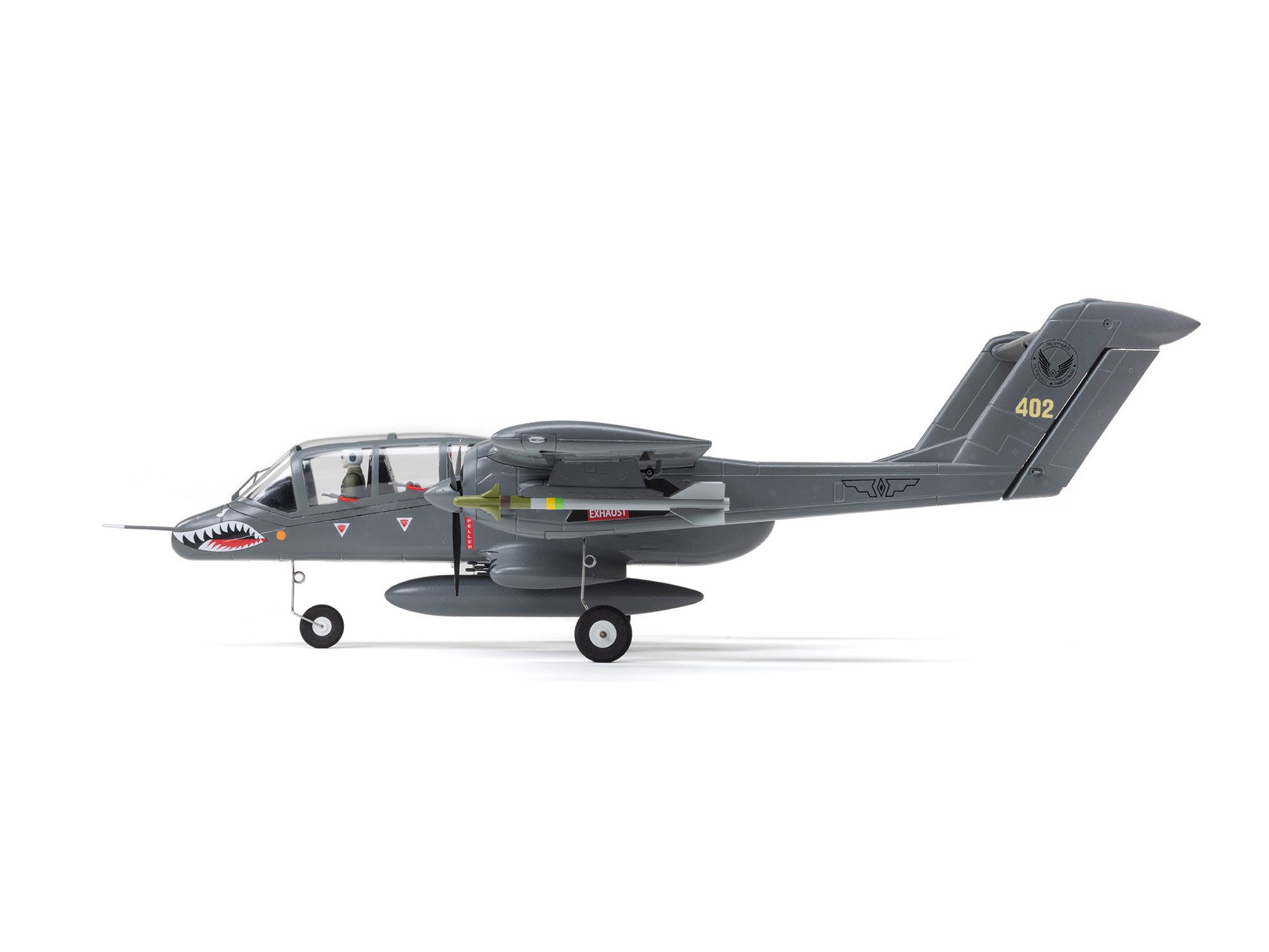 Micro OV-10 Bronco 645mm BNF Basic with AS3X and SAFE Select-5