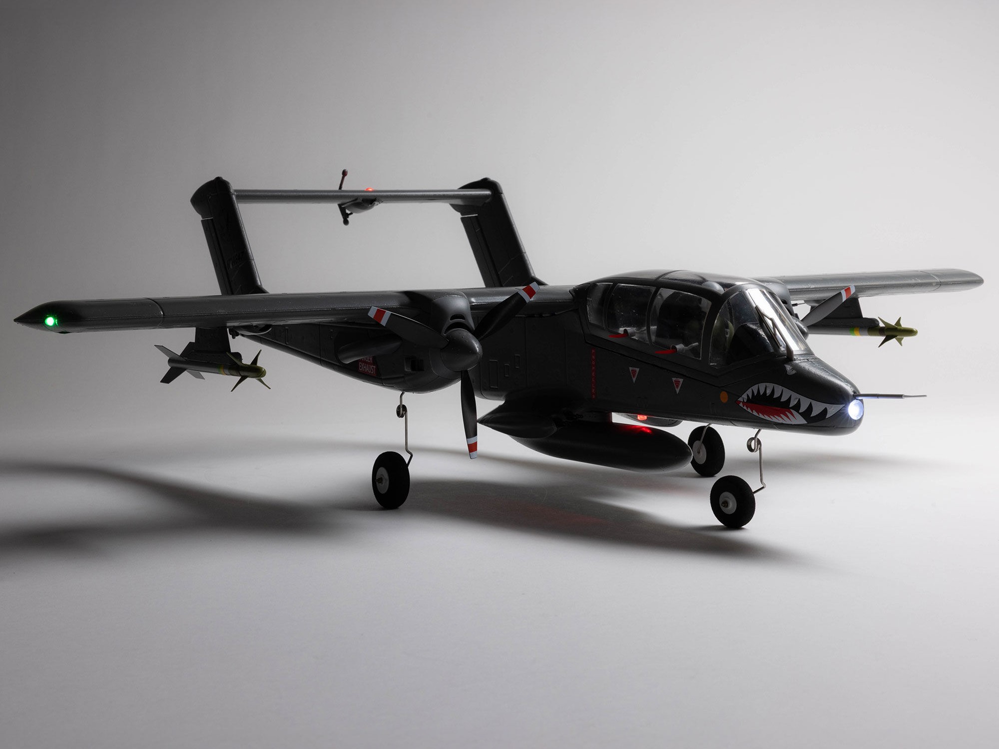 Micro OV-10 Bronco 645mm BNF Basic with AS3X and SAFE Select-18