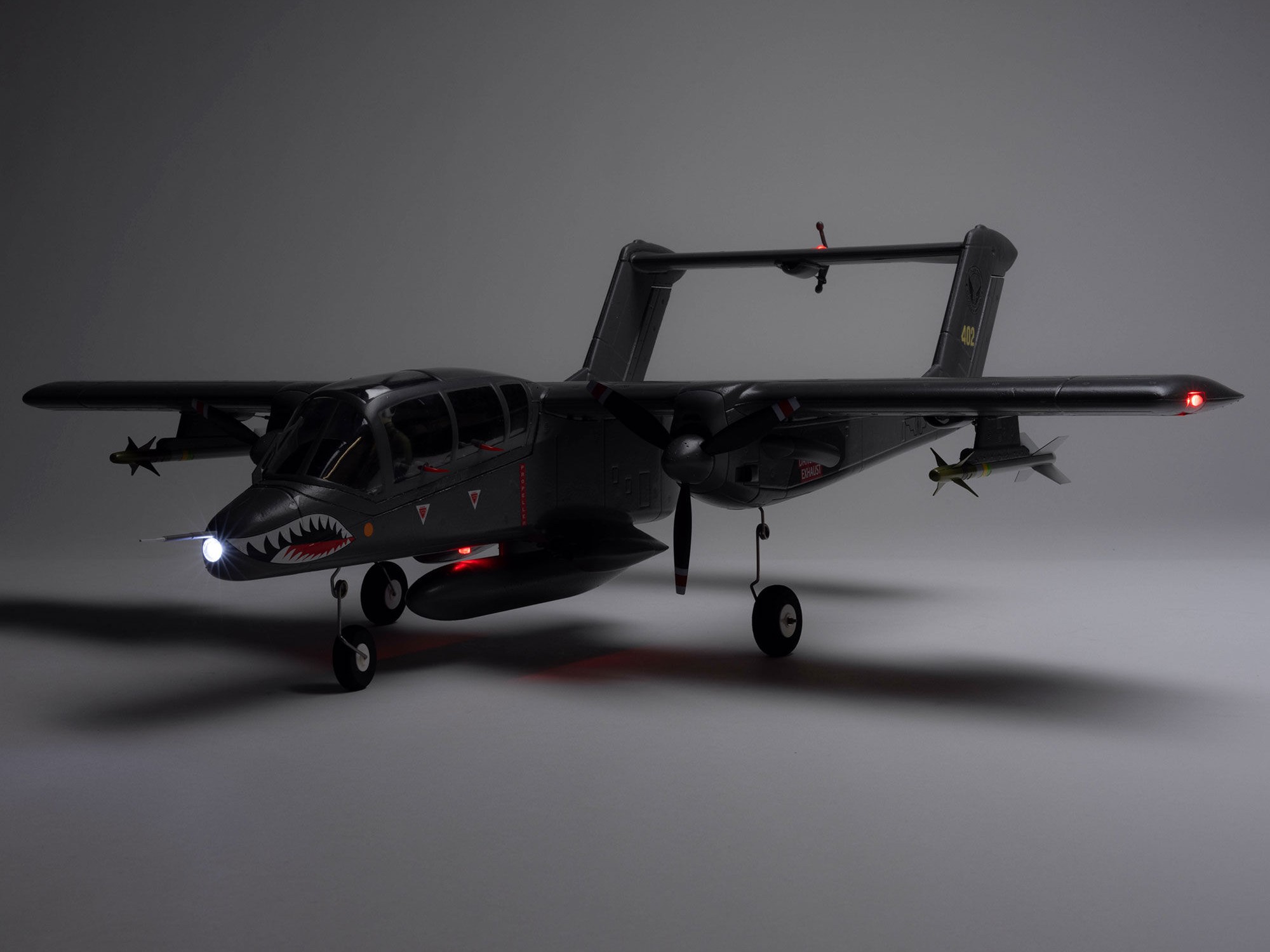 Micro OV-10 Bronco 645mm BNF Basic with AS3X and SAFE Select-19