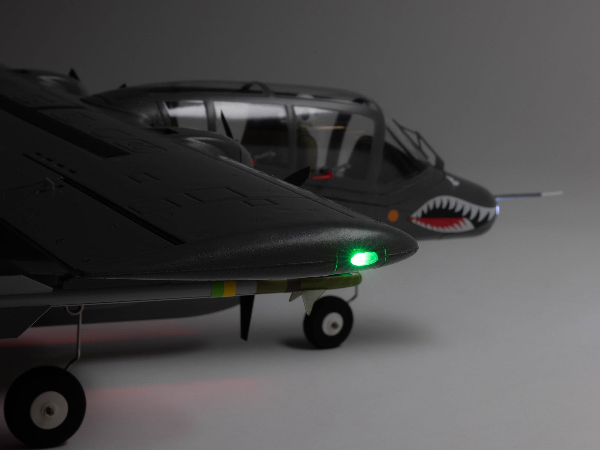 Micro OV-10 Bronco 645mm BNF Basic with AS3X and SAFE Select-20