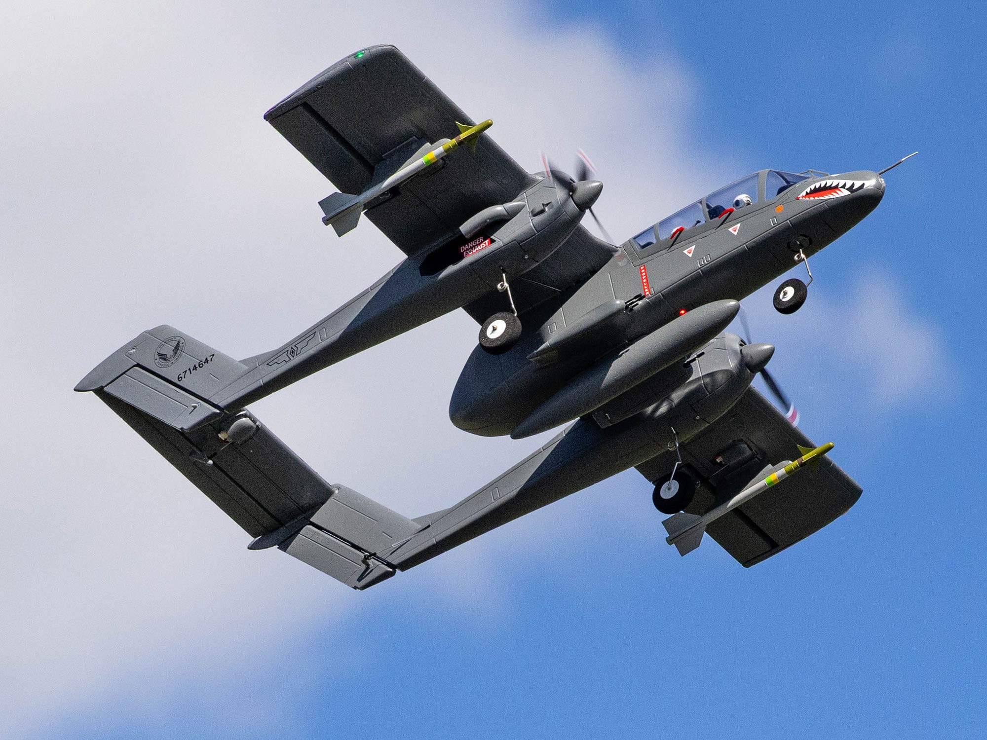 Micro OV-10 Bronco 645mm BNF Basic with AS3X and SAFE Select-25
