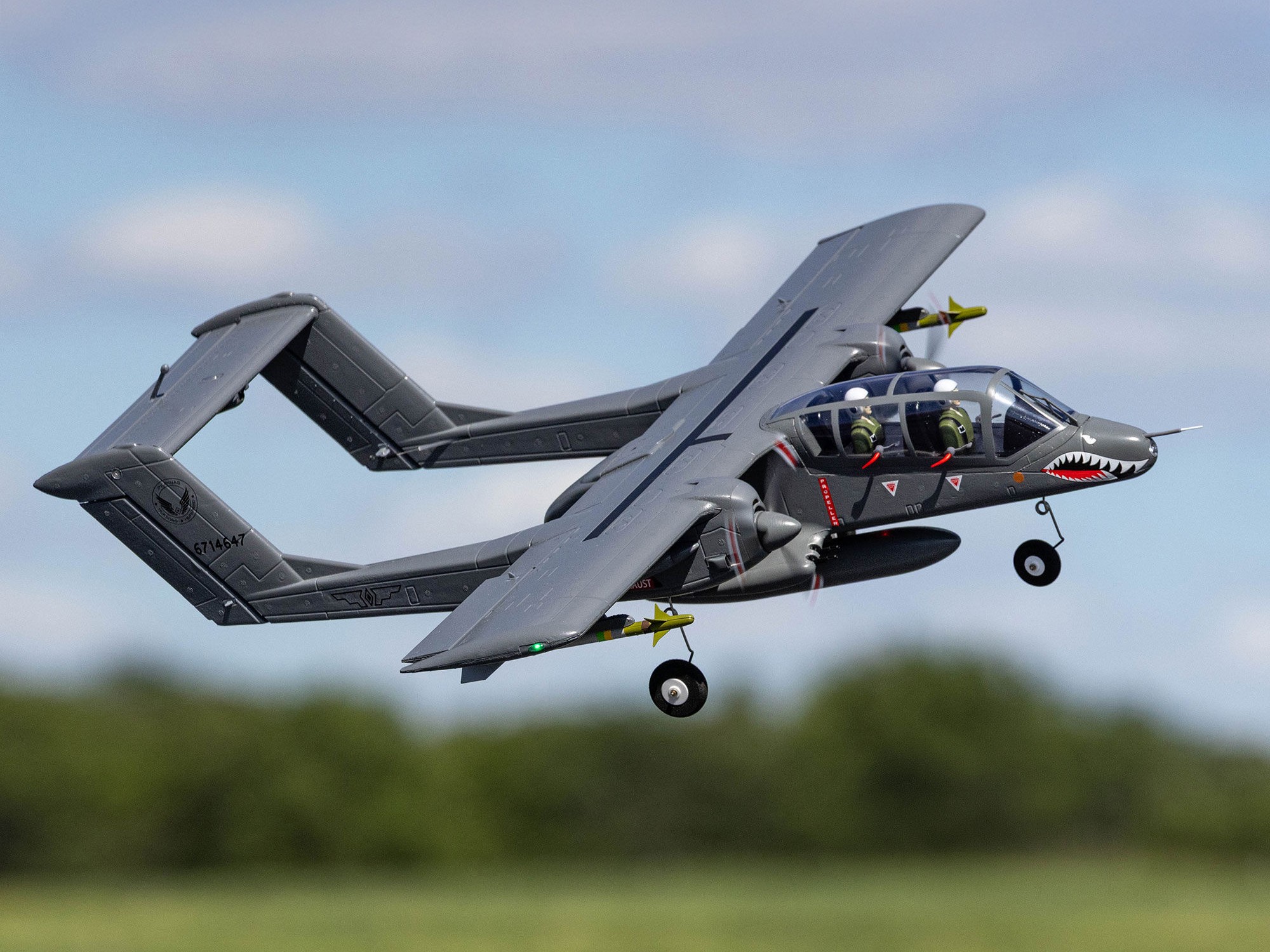 Micro OV-10 Bronco 645mm BNF Basic with AS3X and SAFE Select-26
