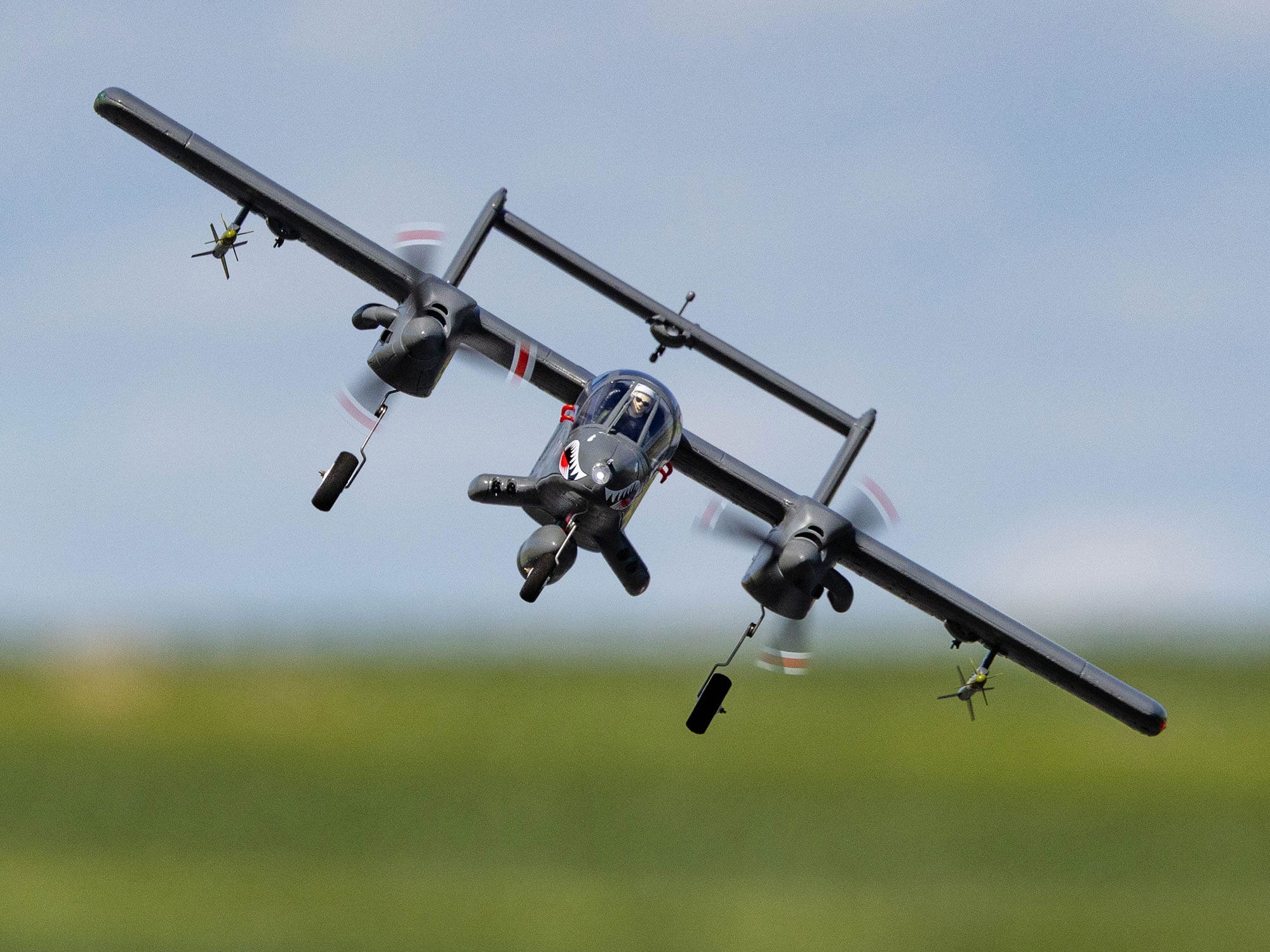 Micro OV-10 Bronco 645mm BNF Basic with AS3X and SAFE Select-27