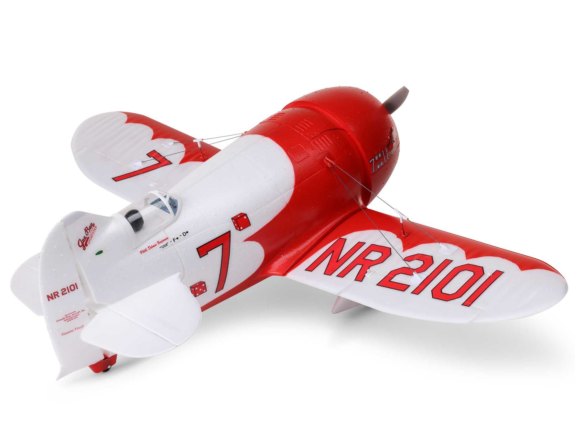 umx-gee-bee-r-2-510mm-bnf-basic-with-as3x-and-safe-select