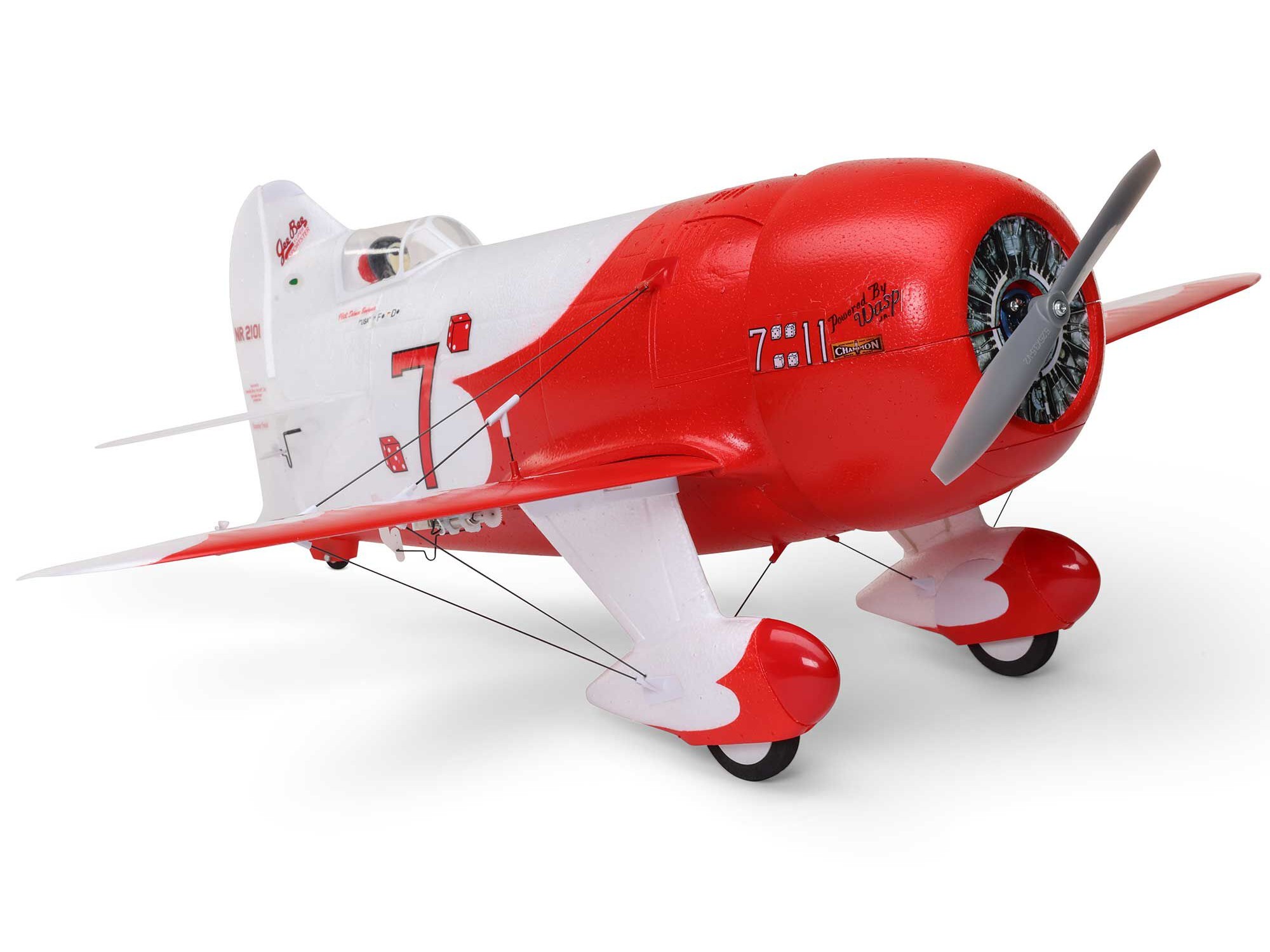 UMX Gee Bee R-2 510mm BNF Basic with AS3X and SAFE Select-3