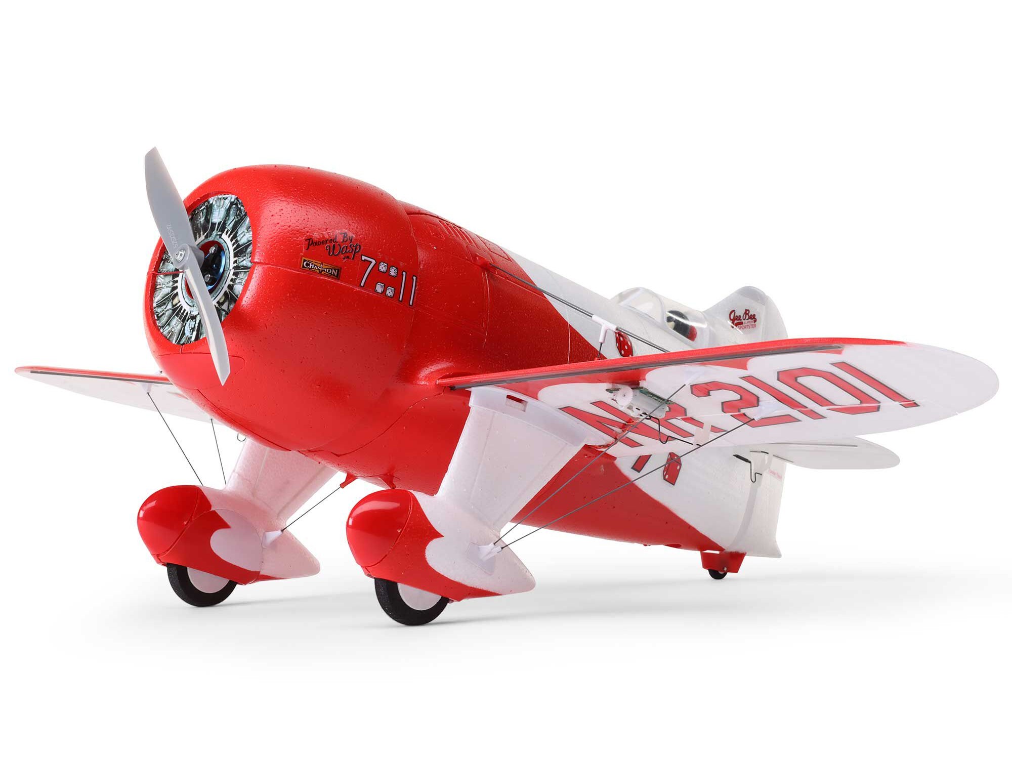UMX Gee Bee R-2 510mm BNF Basic with AS3X and SAFE Select-4