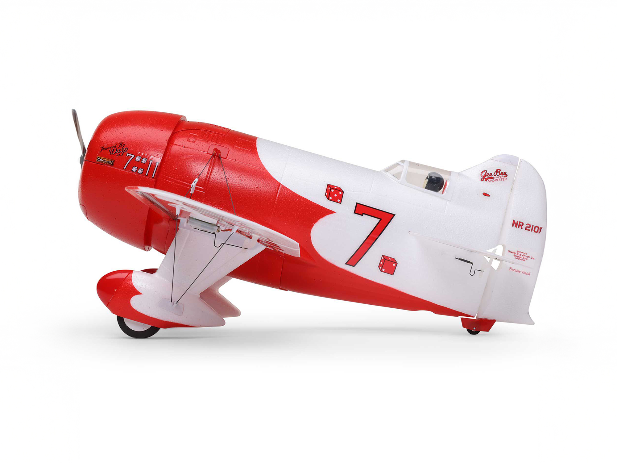 UMX Gee Bee R-2 510mm BNF Basic with AS3X and SAFE Select-5