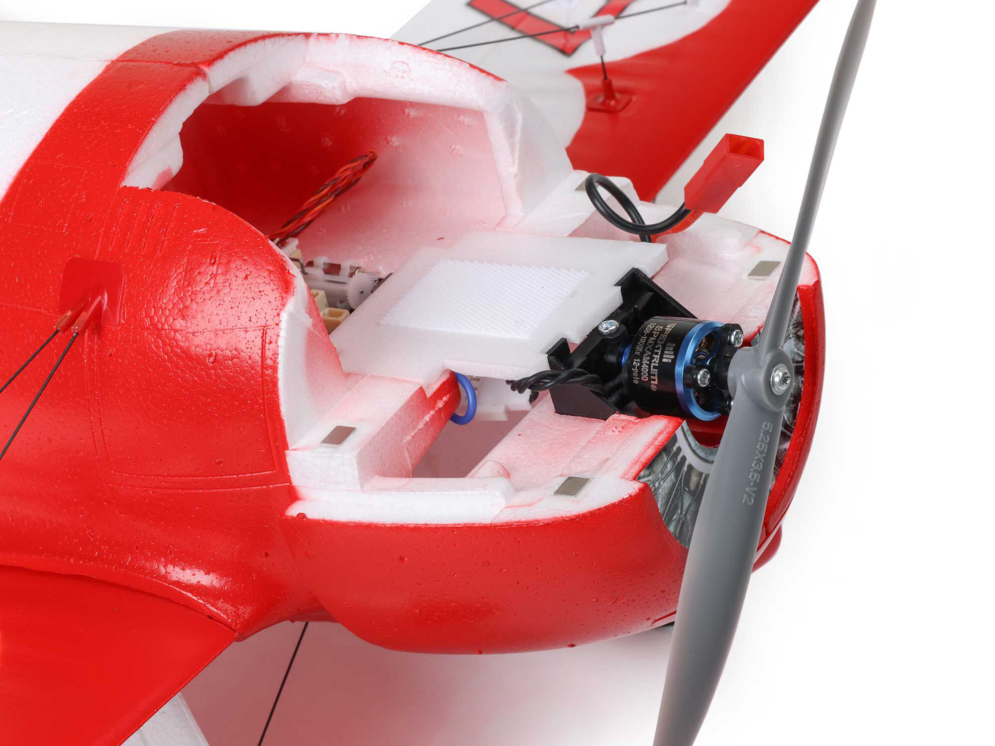 UMX Gee Bee R-2 510mm BNF Basic with AS3X and SAFE Select-12