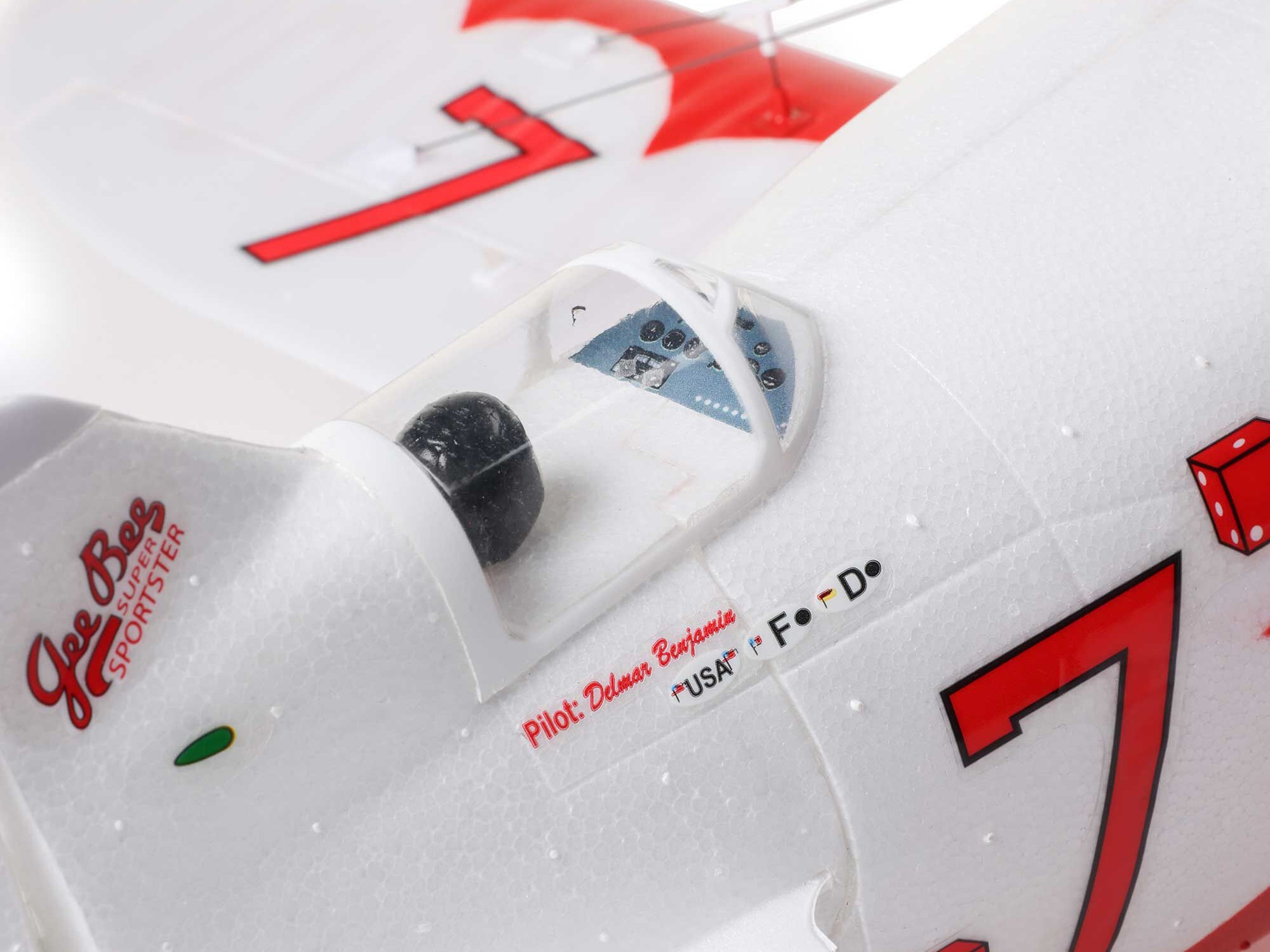 UMX Gee Bee R-2 510mm BNF Basic with AS3X and SAFE Select-15