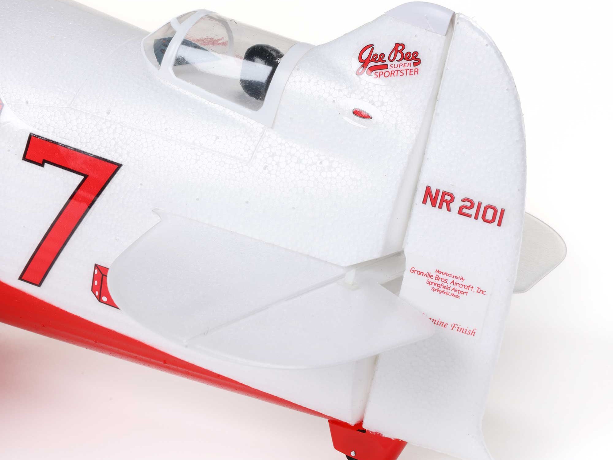 UMX Gee Bee R-2 510mm BNF Basic with AS3X and SAFE Select-17