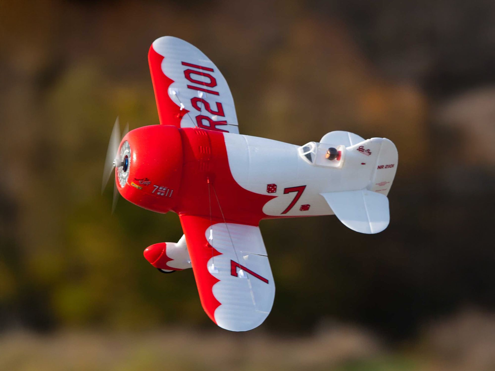 UMX Gee Bee R-2 510mm BNF Basic with AS3X and SAFE Select-22