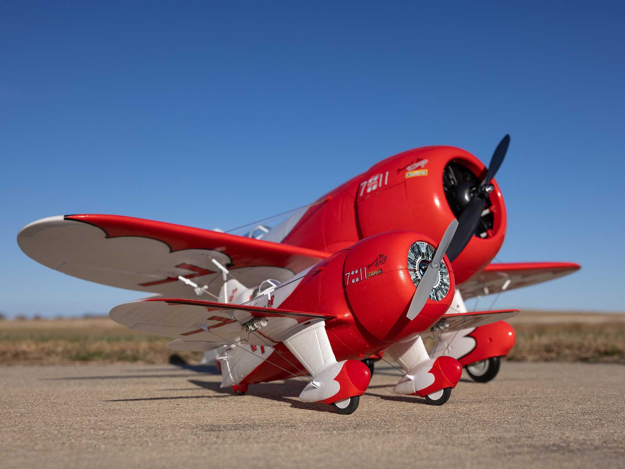 UMX Gee Bee R-2 510mm BNF Basic with AS3X and SAFE Select-25