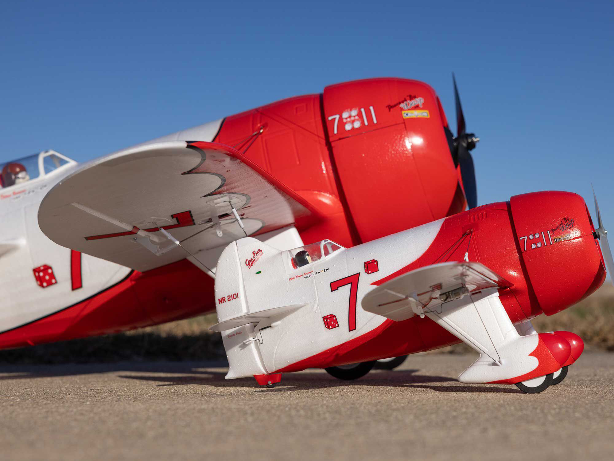 UMX Gee Bee R-2 510mm BNF Basic with AS3X and SAFE Select-26
