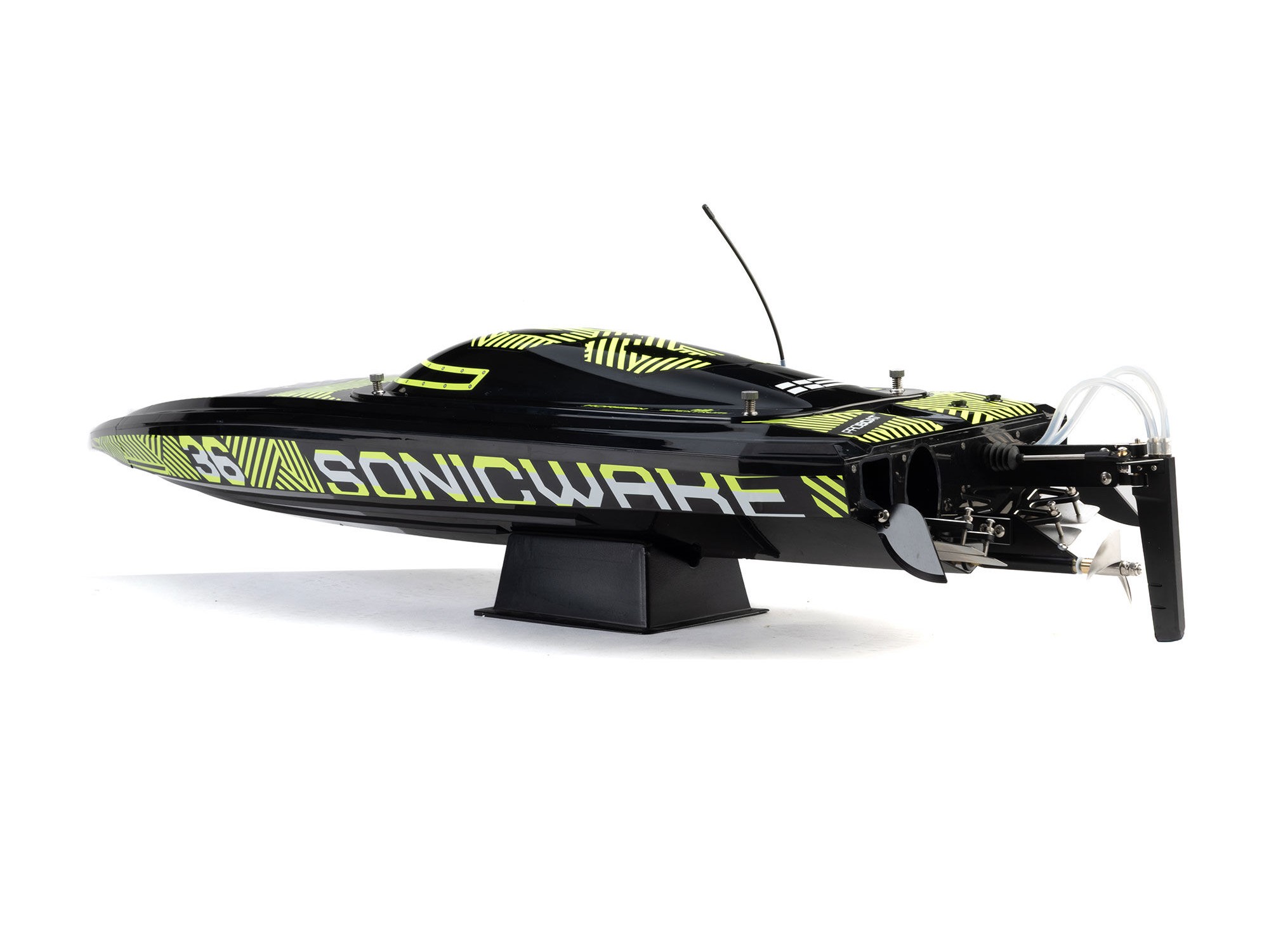 Sonicwake 36" V3 Self-Righting V-Hull Boat RTR, Black-3
