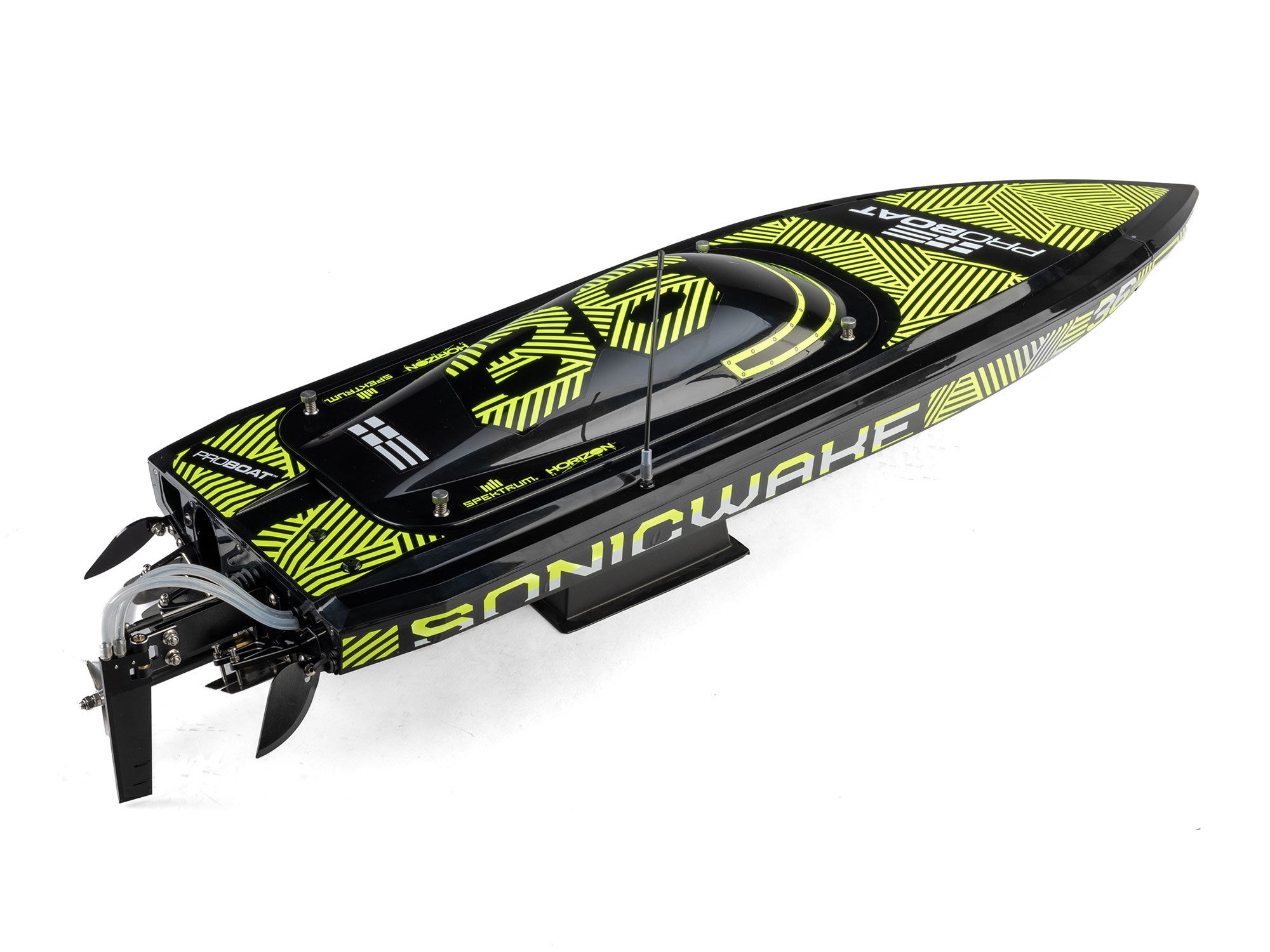Sonicwake 36" V3 Self-Righting V-Hull Boat RTR, Black-4