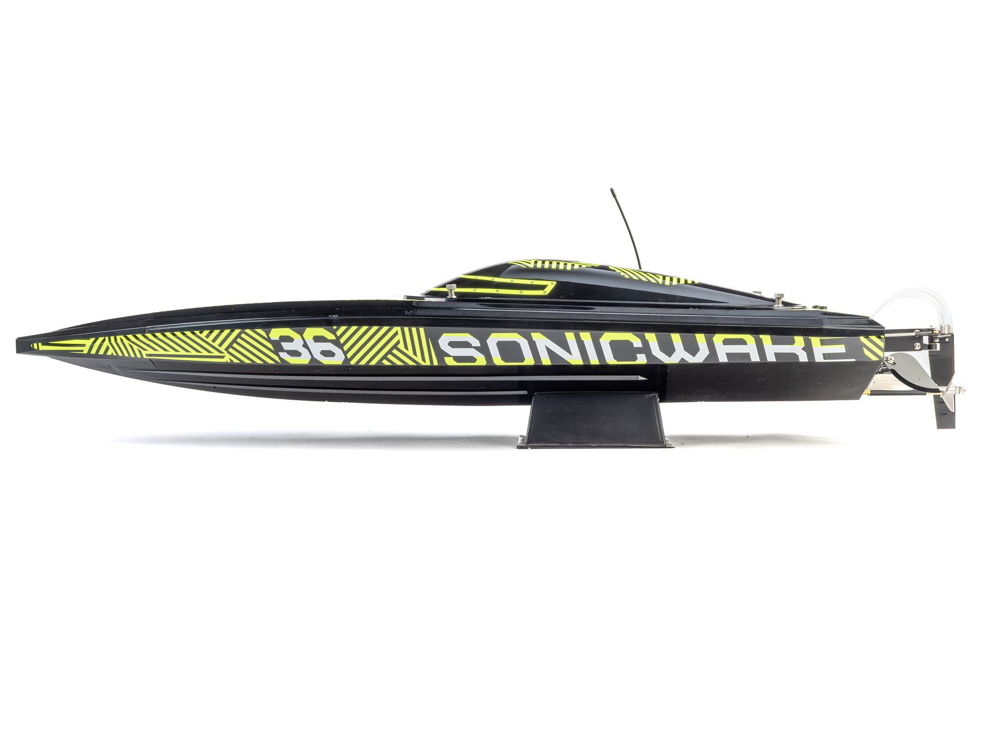 Sonicwake 36" V3 Self-Righting V-Hull Boat RTR, Black-7