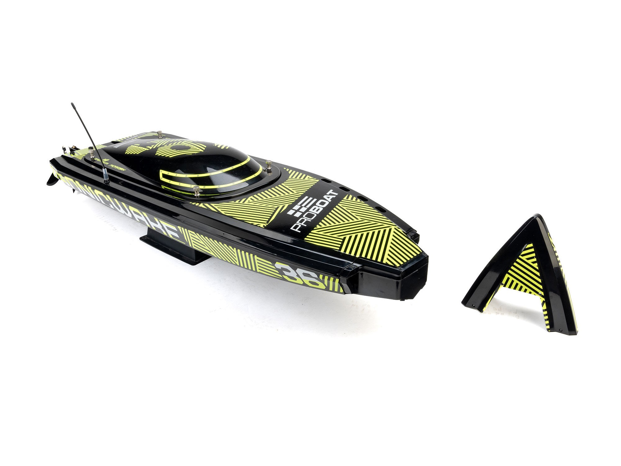 Sonicwake 36" V3 Self-Righting V-Hull Boat RTR, Black-11