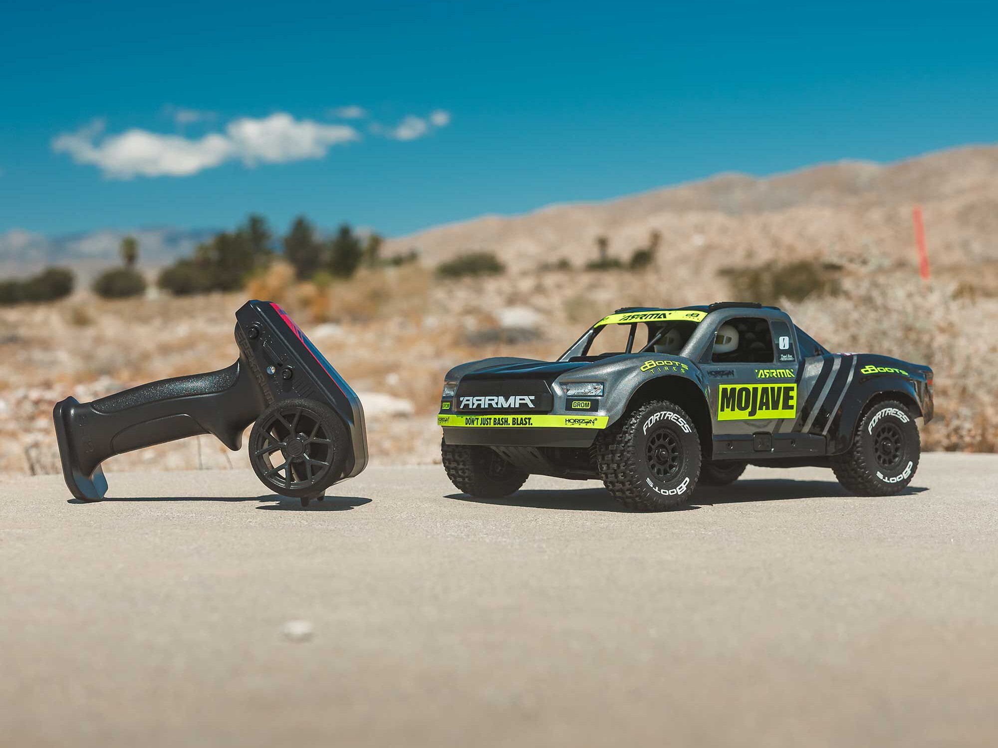 1/16 MOJAVE GROM 4X4 RTA KIT Brushed Desert Truck (Battery & Charger)-26