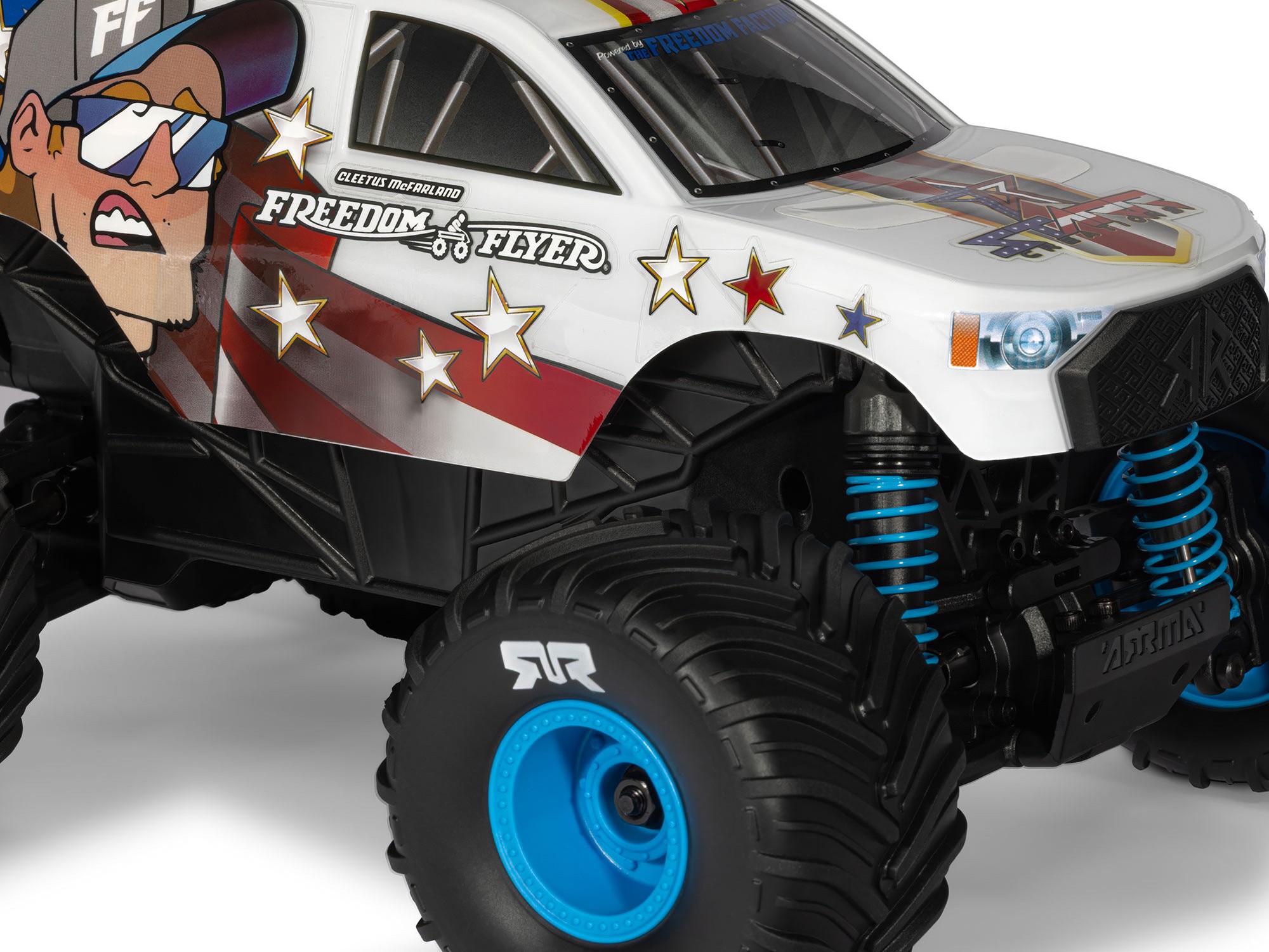 1/16 FREEDOM FLYER GROM 4X4 RTR Brushed Monster Truck (Batte-18