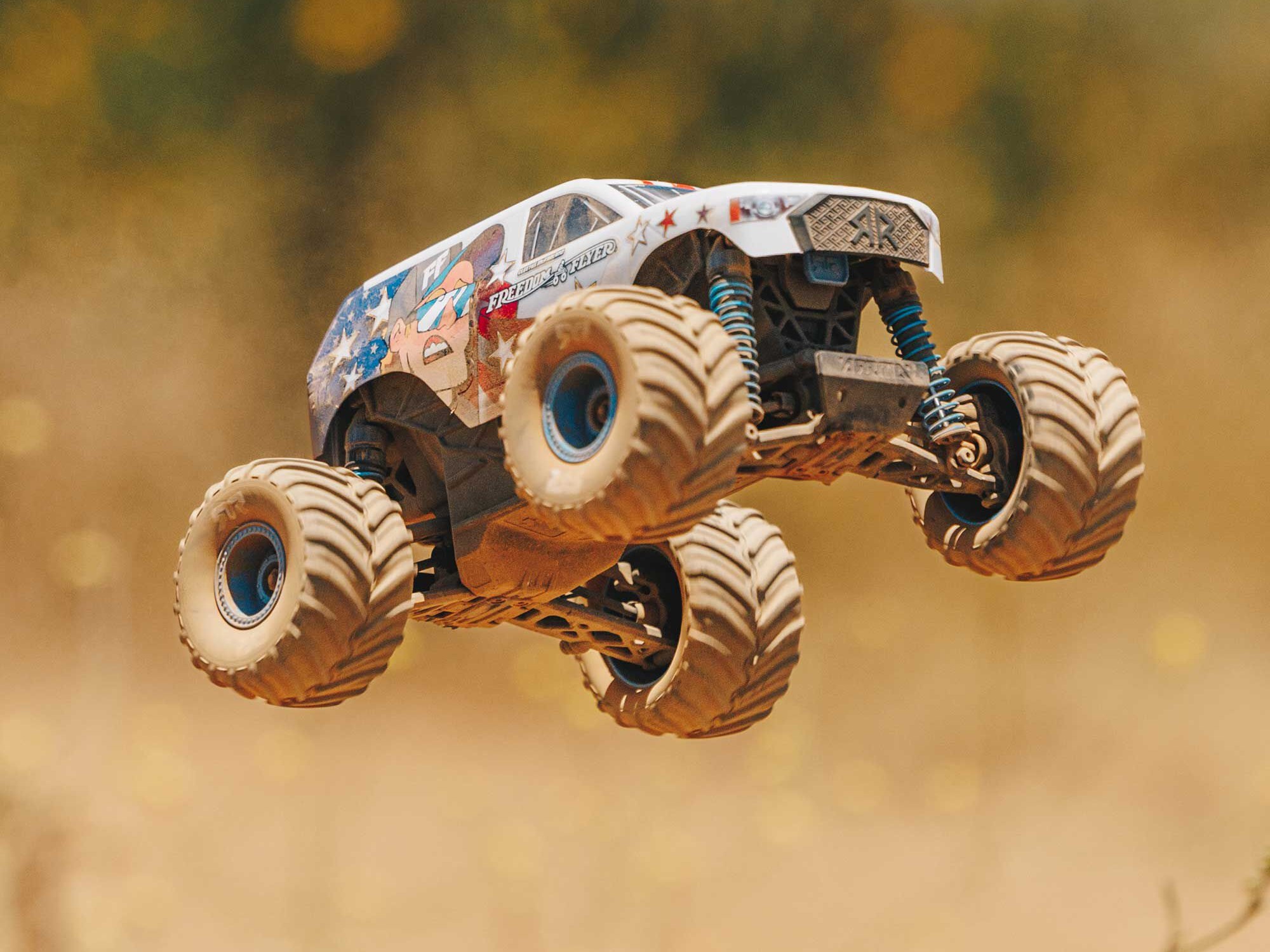 1/16 FREEDOM FLYER GROM 4X4 RTR Brushed Monster Truck (Batte-22