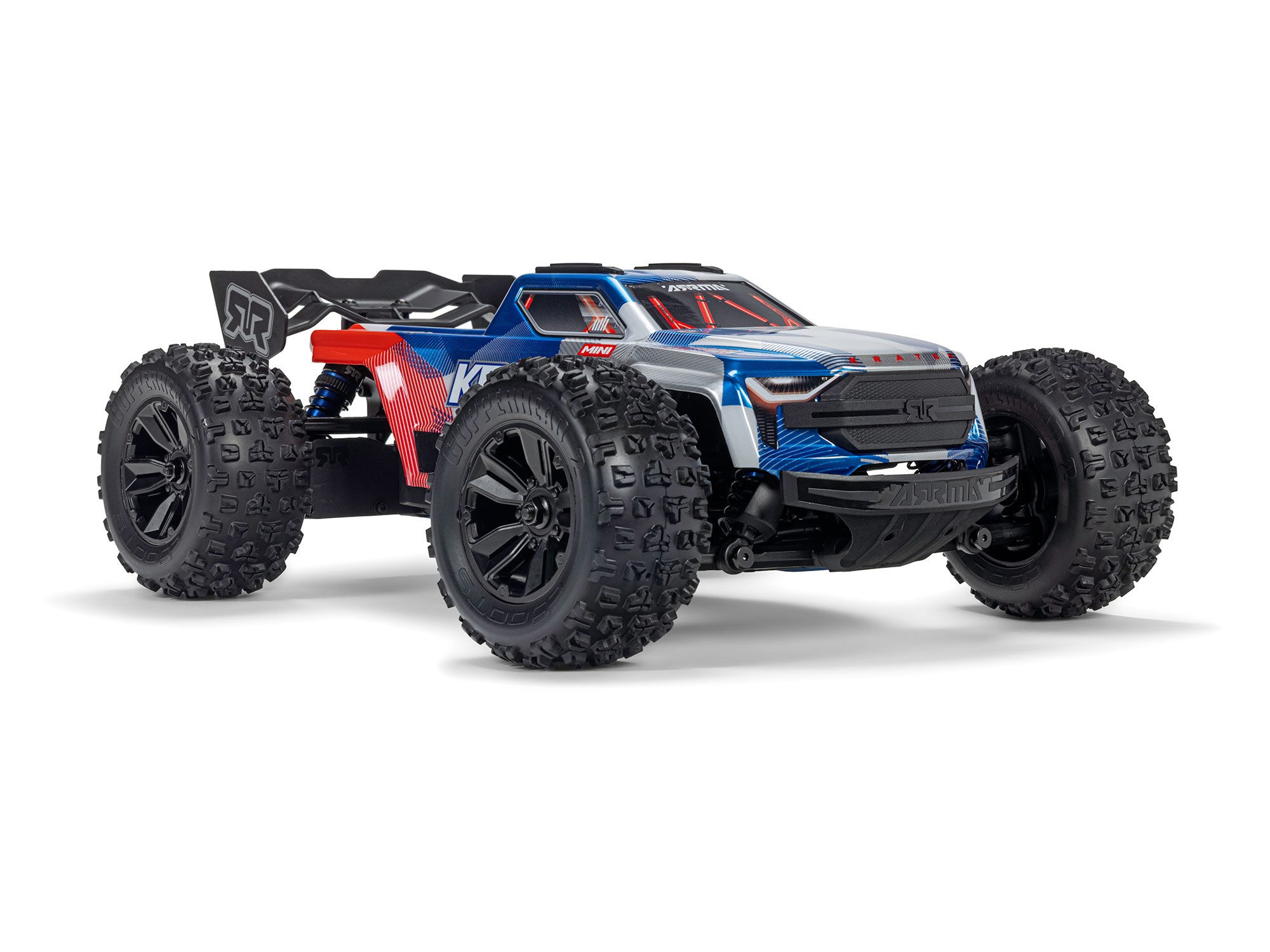 1/16 MINI KRATON 3S DSC 4X4 RTR with Batt/Charg, Red/Blue-3