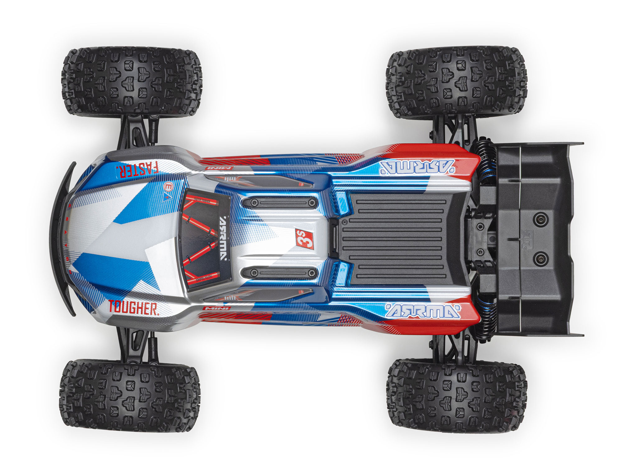 1/16 MINI KRATON 3S DSC 4X4 RTR with Batt/Charg, Red/Blue-7