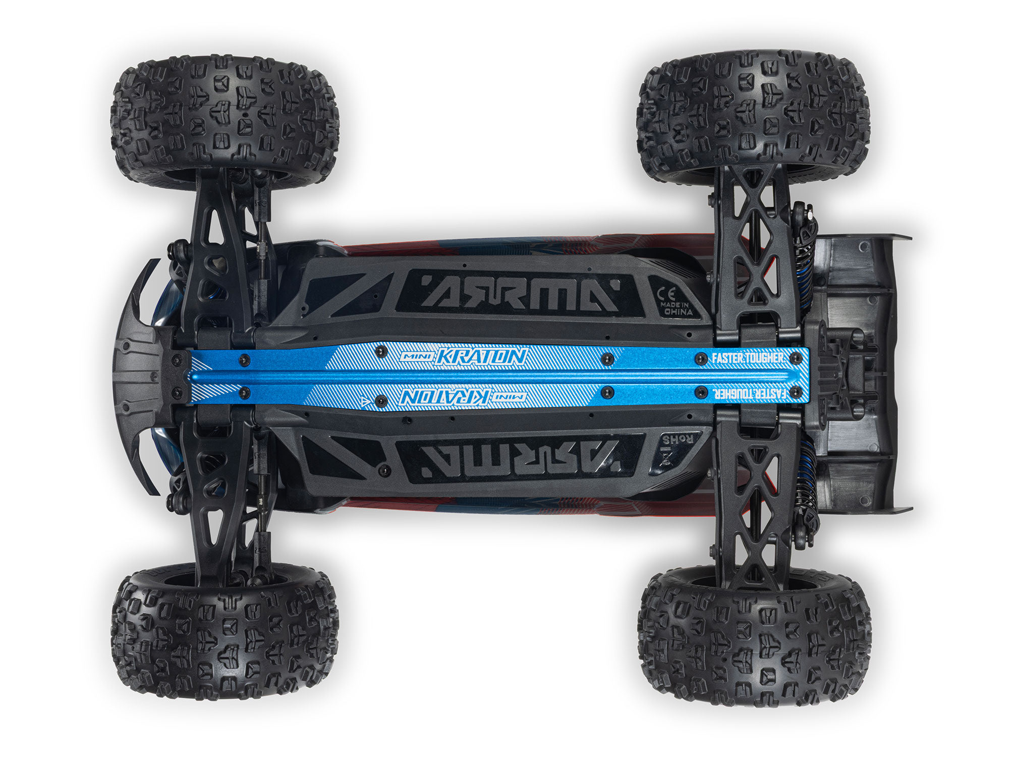 1/16 MINI KRATON 3S DSC 4X4 RTR with Batt/Charg, Red/Blue-8