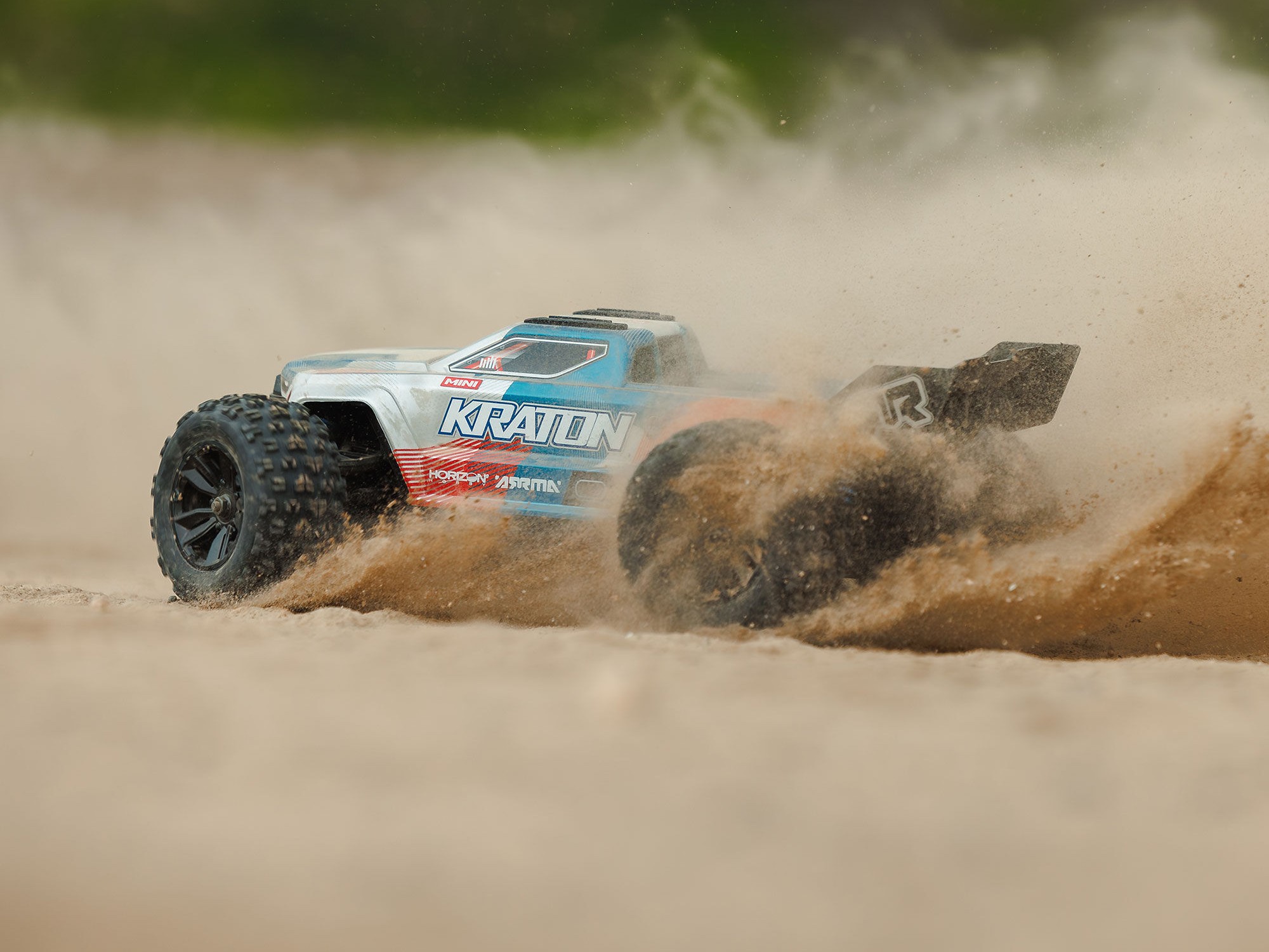 1/16 MINI KRATON 3S DSC 4X4 RTR with Batt/Charg, Red/Blue-23