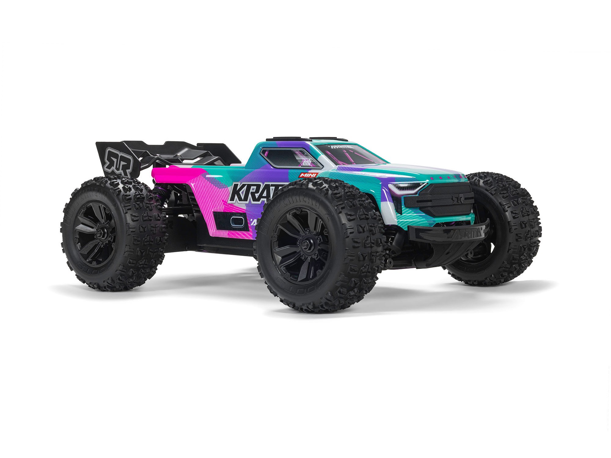1/16 MINI KRATON 3S DSC 4X4 RTR with Batt/Charg, Teal/Pink-3