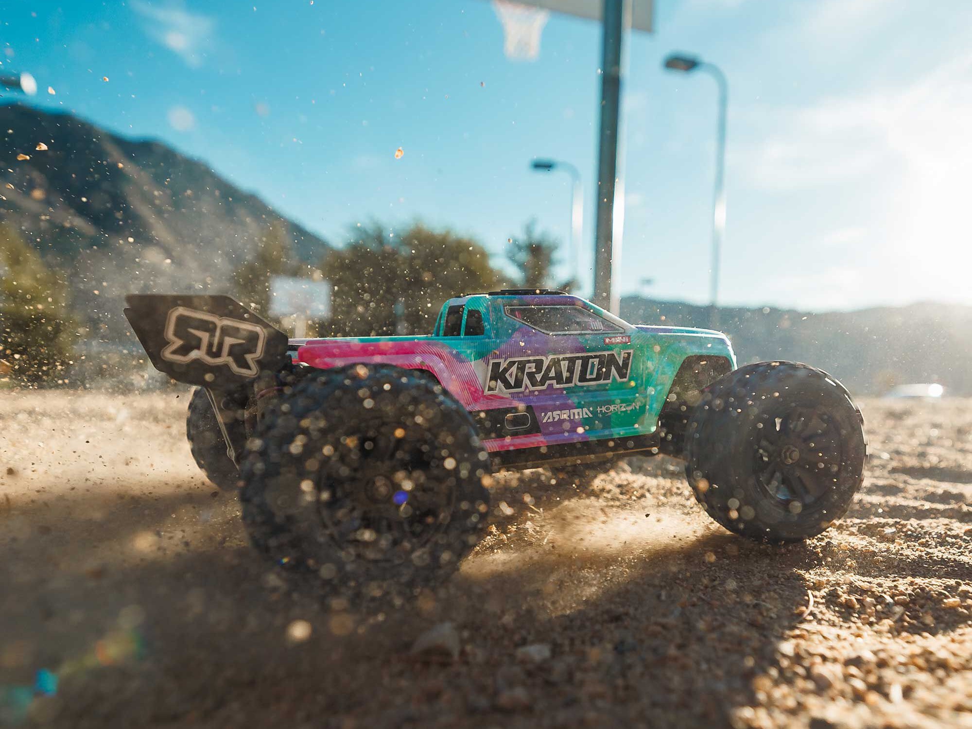 1/16 MINI KRATON 3S DSC 4X4 RTR with Batt/Charg, Teal/Pink-24