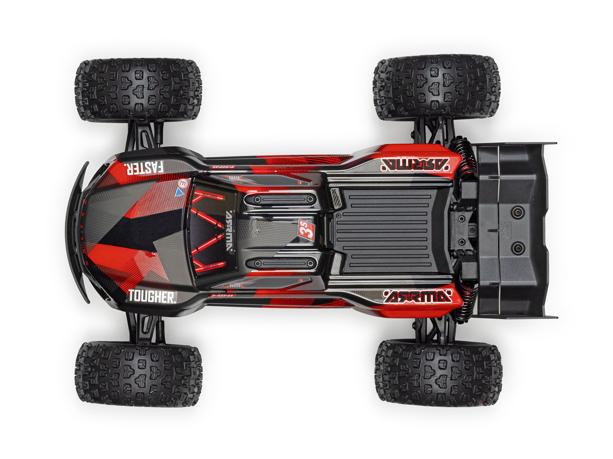 1/16 MINI KRATON 3S DSC 4X4 RTR Speed Truck , Black/Red-8