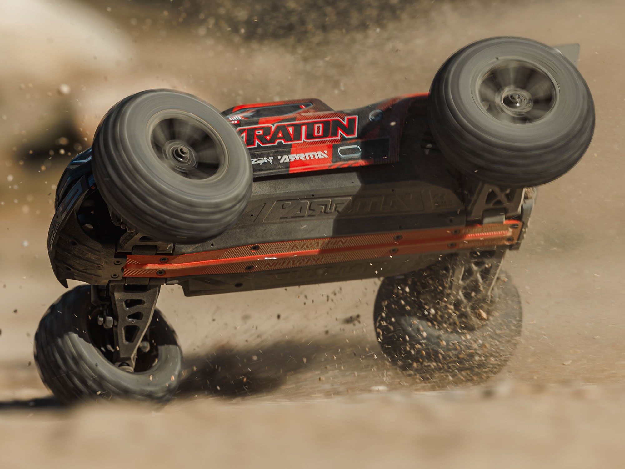 1/16 MINI KRATON 3S DSC 4X4 RTR Speed Truck , Black/Red-23