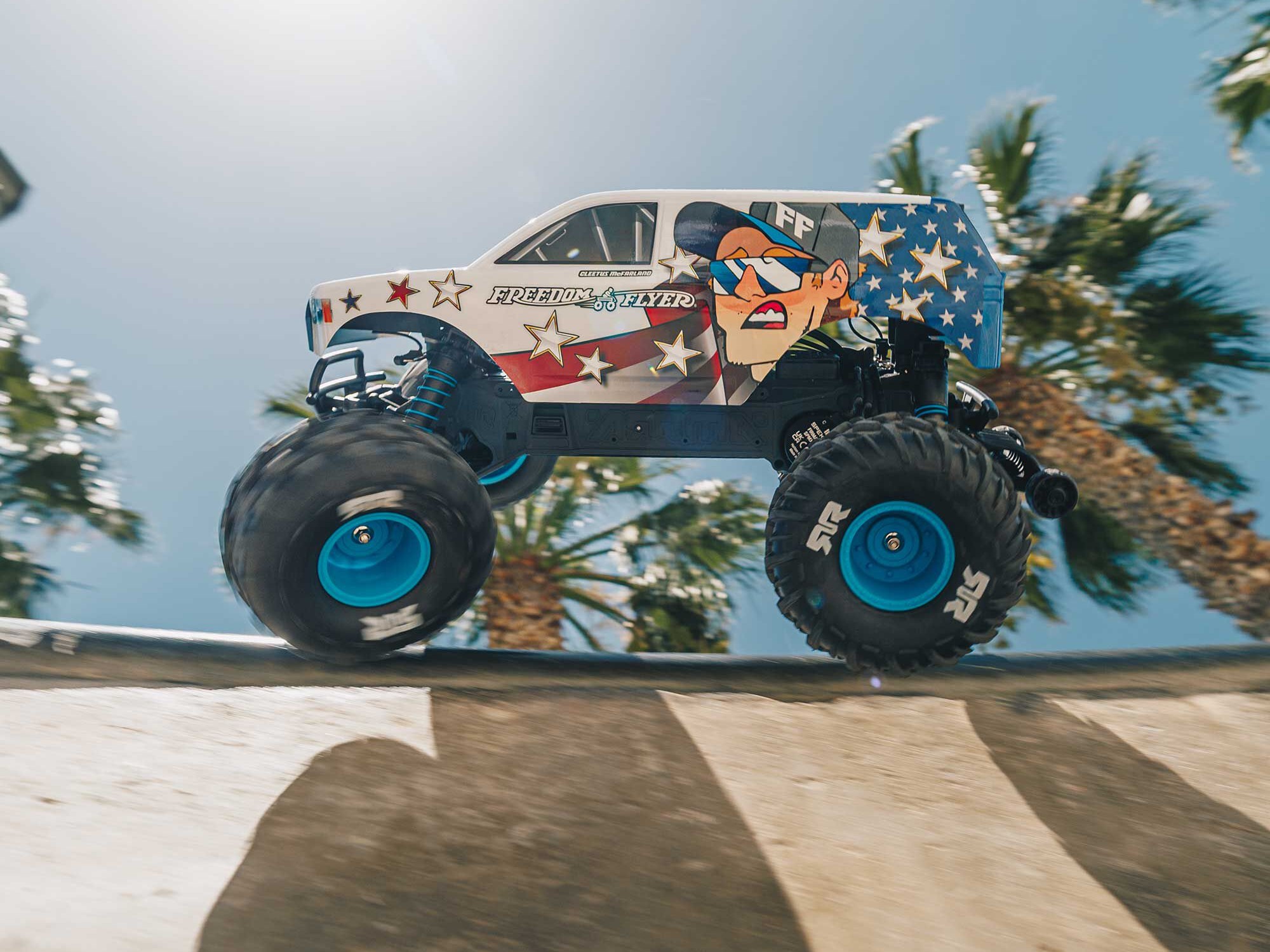 1/10 FREEDOM FLYER 223S 2WD RTR Brushless Monster Truck (Bat-26