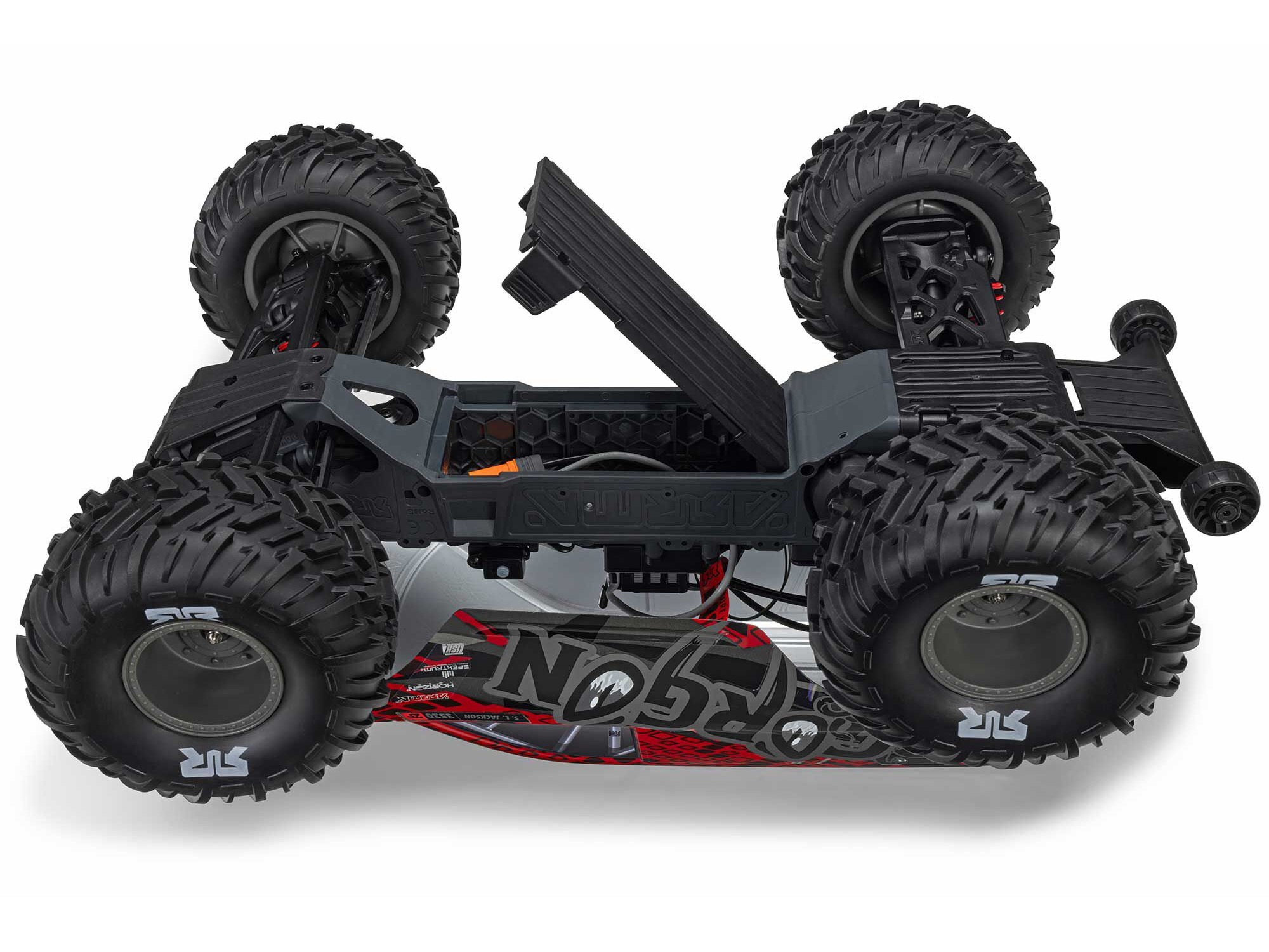 1/10 GORGON 223S 2WD RTR Monster Truck, Blue/Black-19